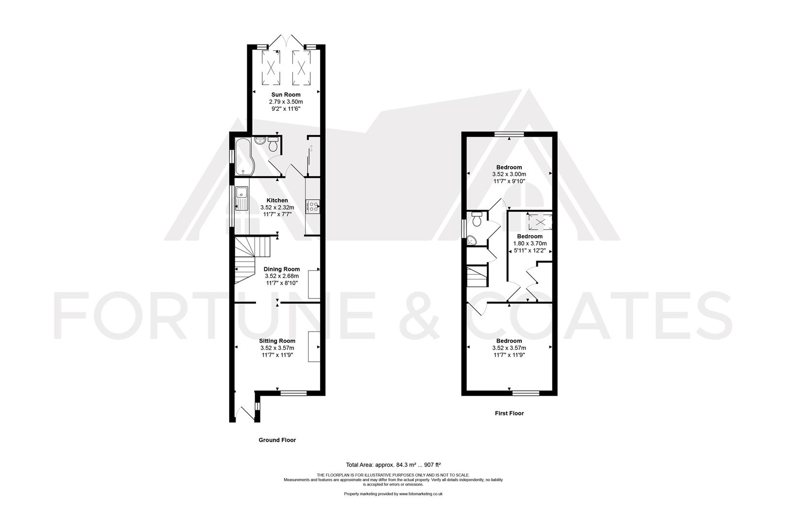3, New Common, Bishop's Stortford floorplan