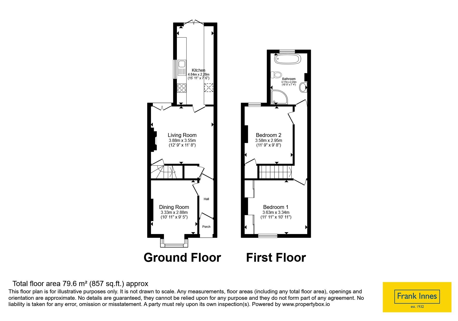 56, Manvers Road, Nottingham floorplan