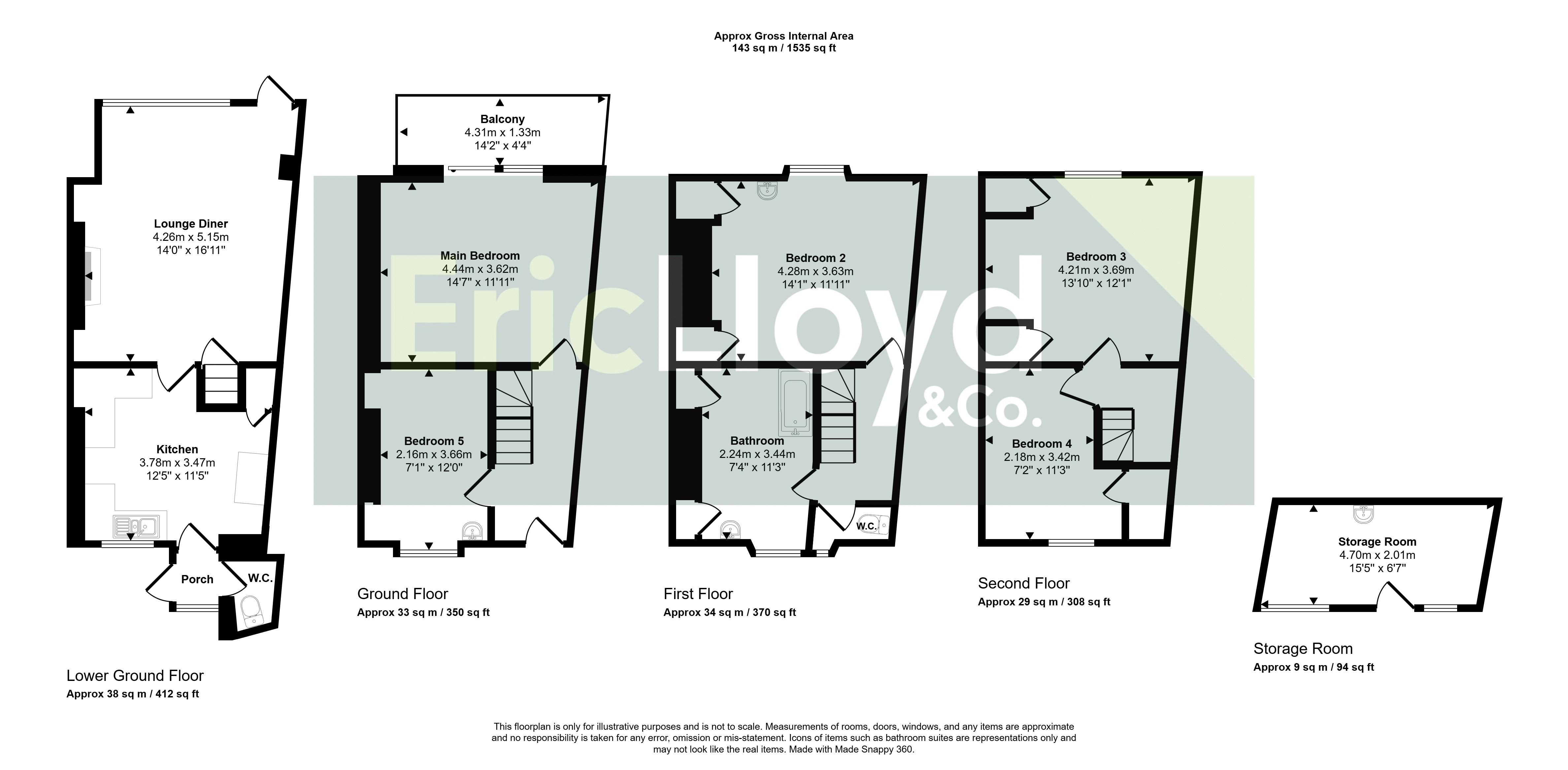 10, South Furzeham Road, Brixham floorplan