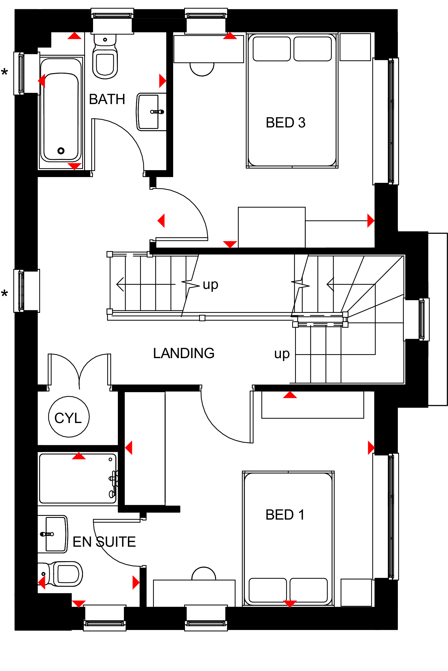 H898640, Leukenor Way, Alconbury, Huntingdon floorplan