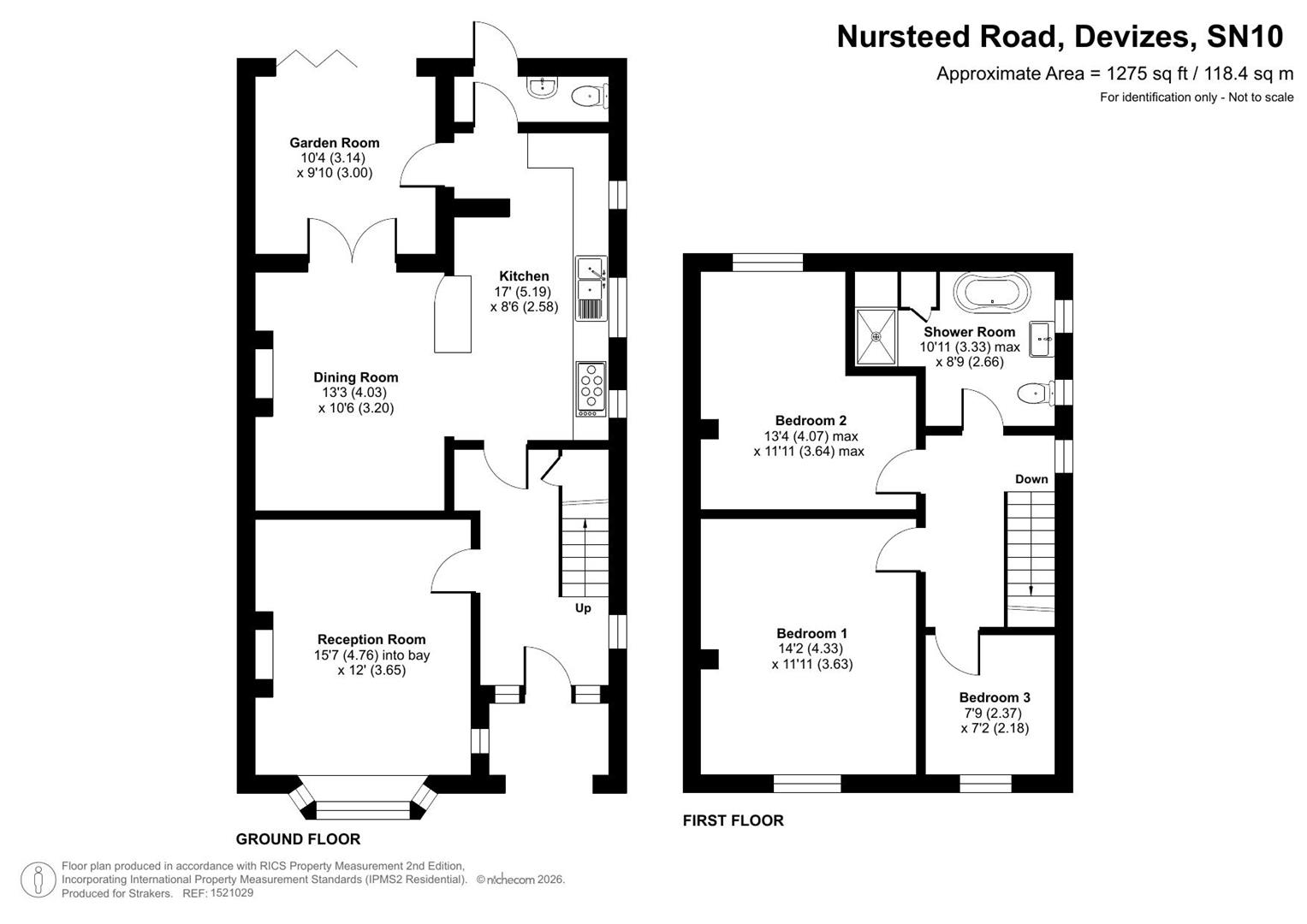10, Nursteed Road, Devizes floorplan