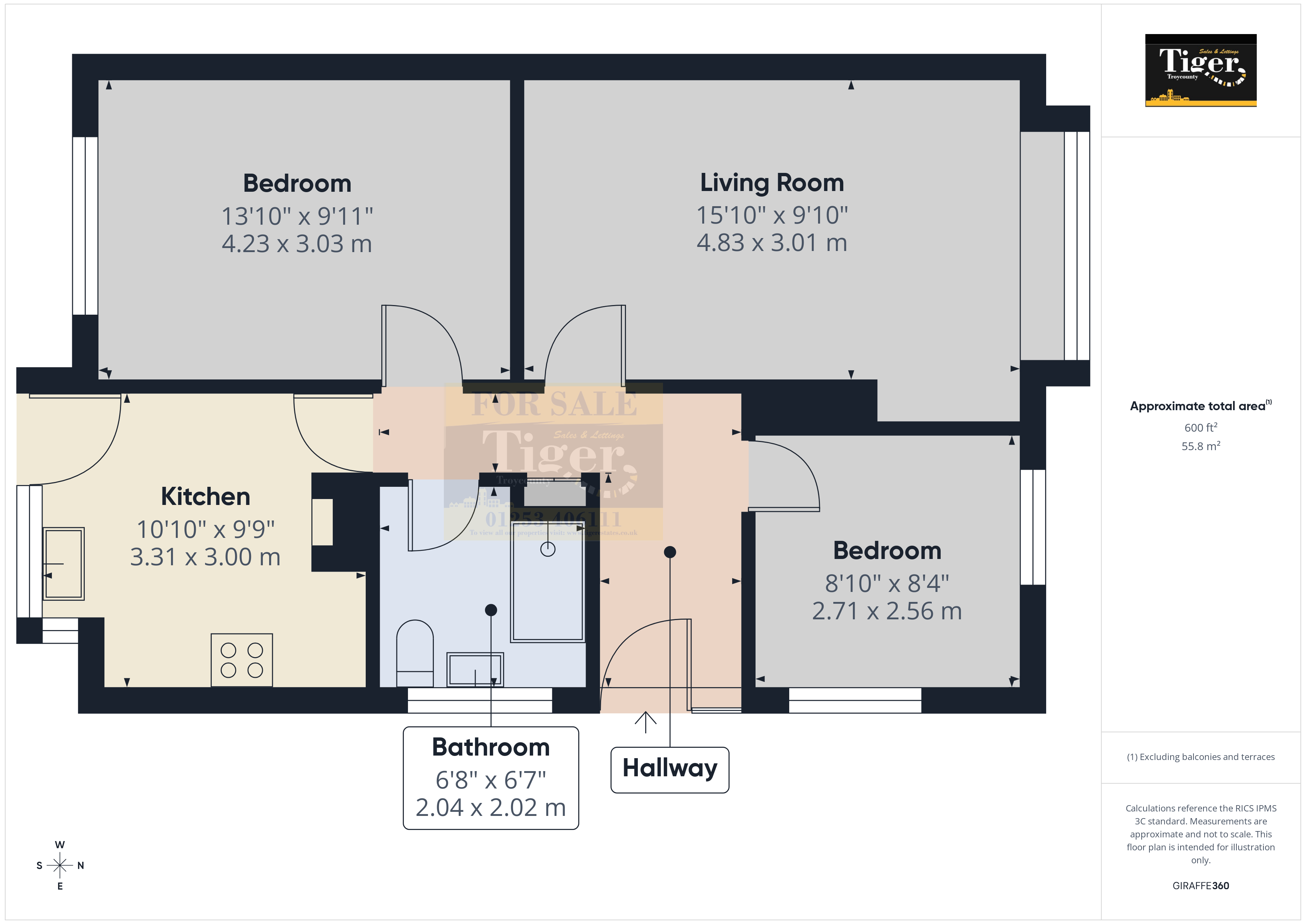 7, Hampshire Place, Blackpool floorplan