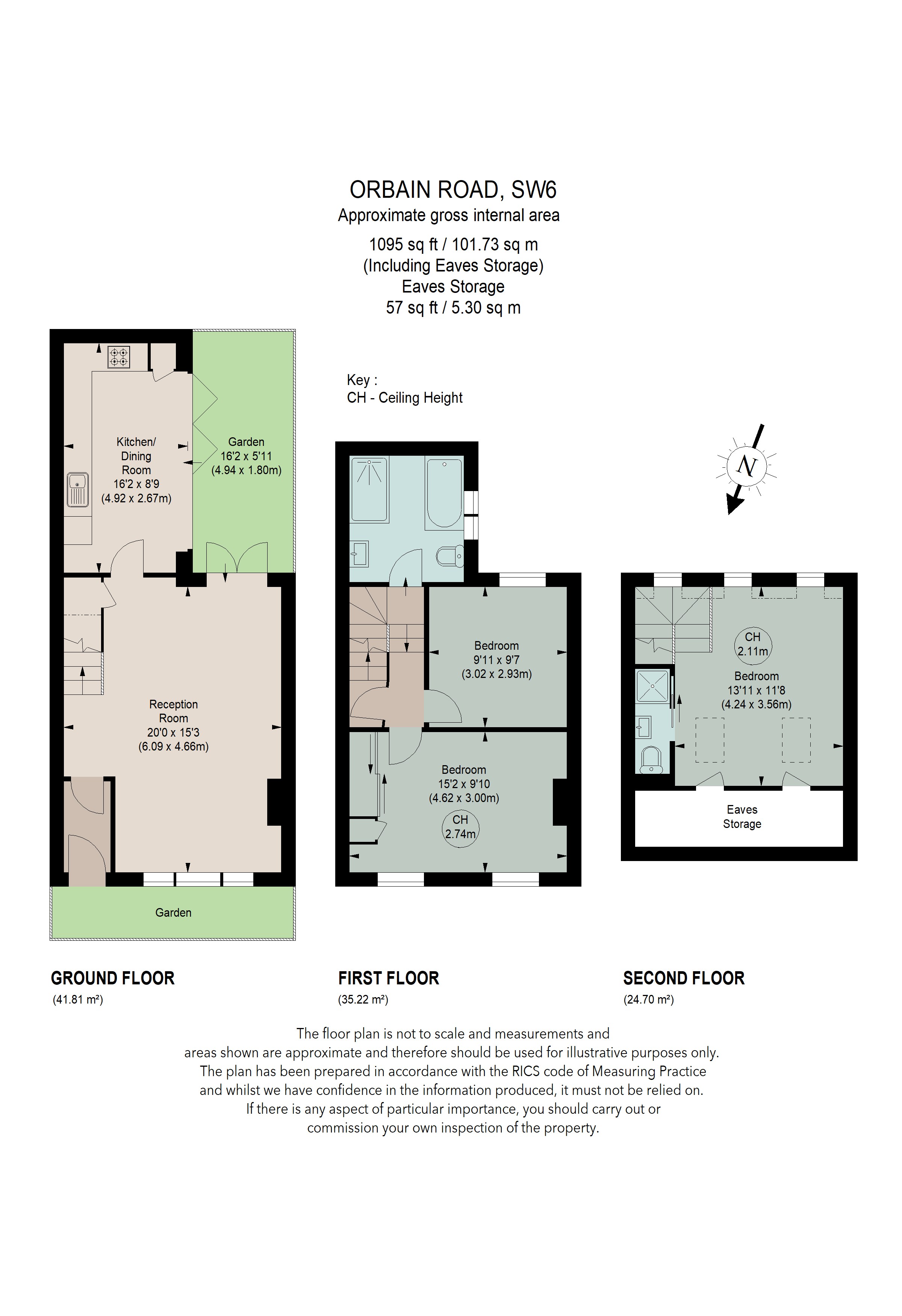 17, Orbain Road, London floorplan