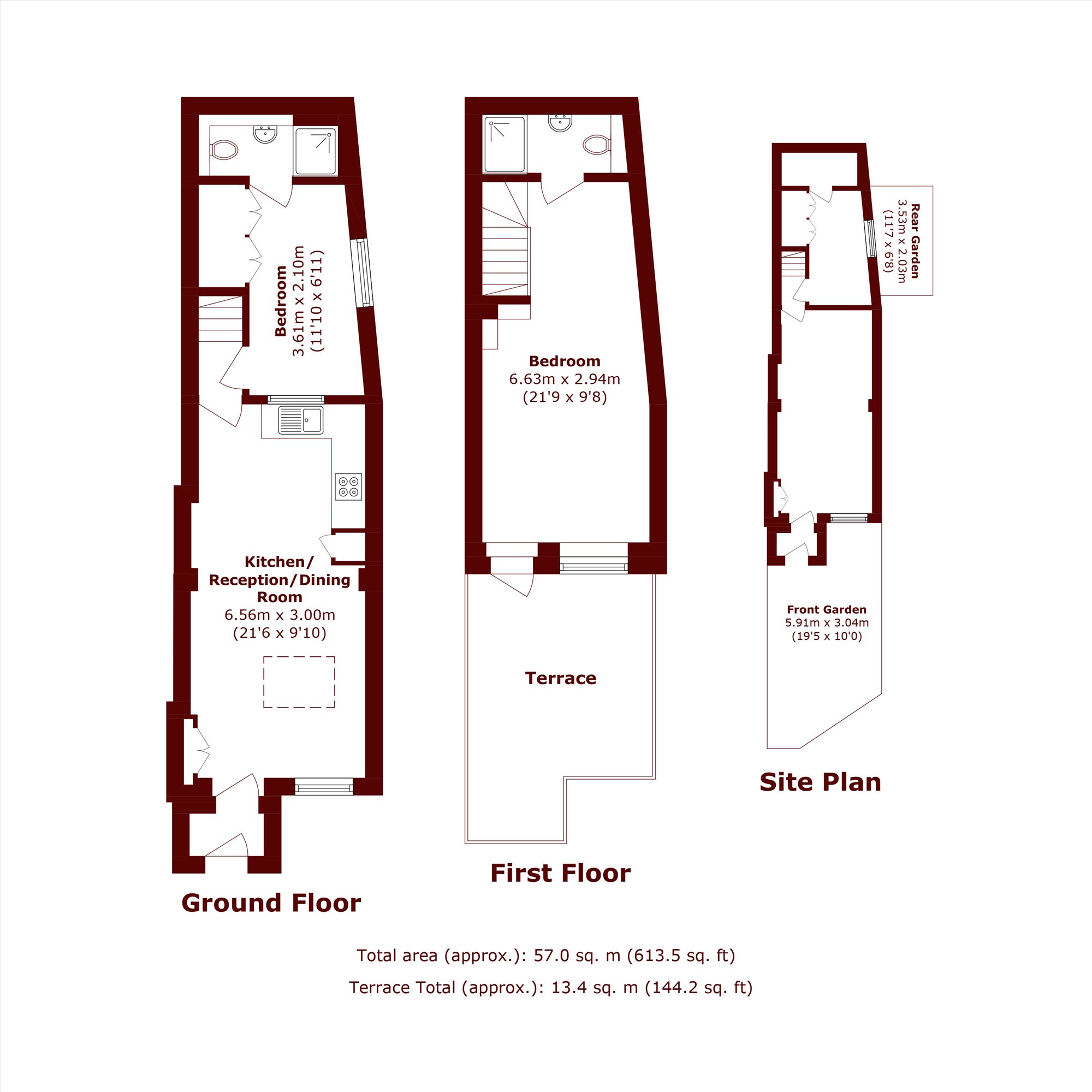 Beauchamp Terrace, London floorplan