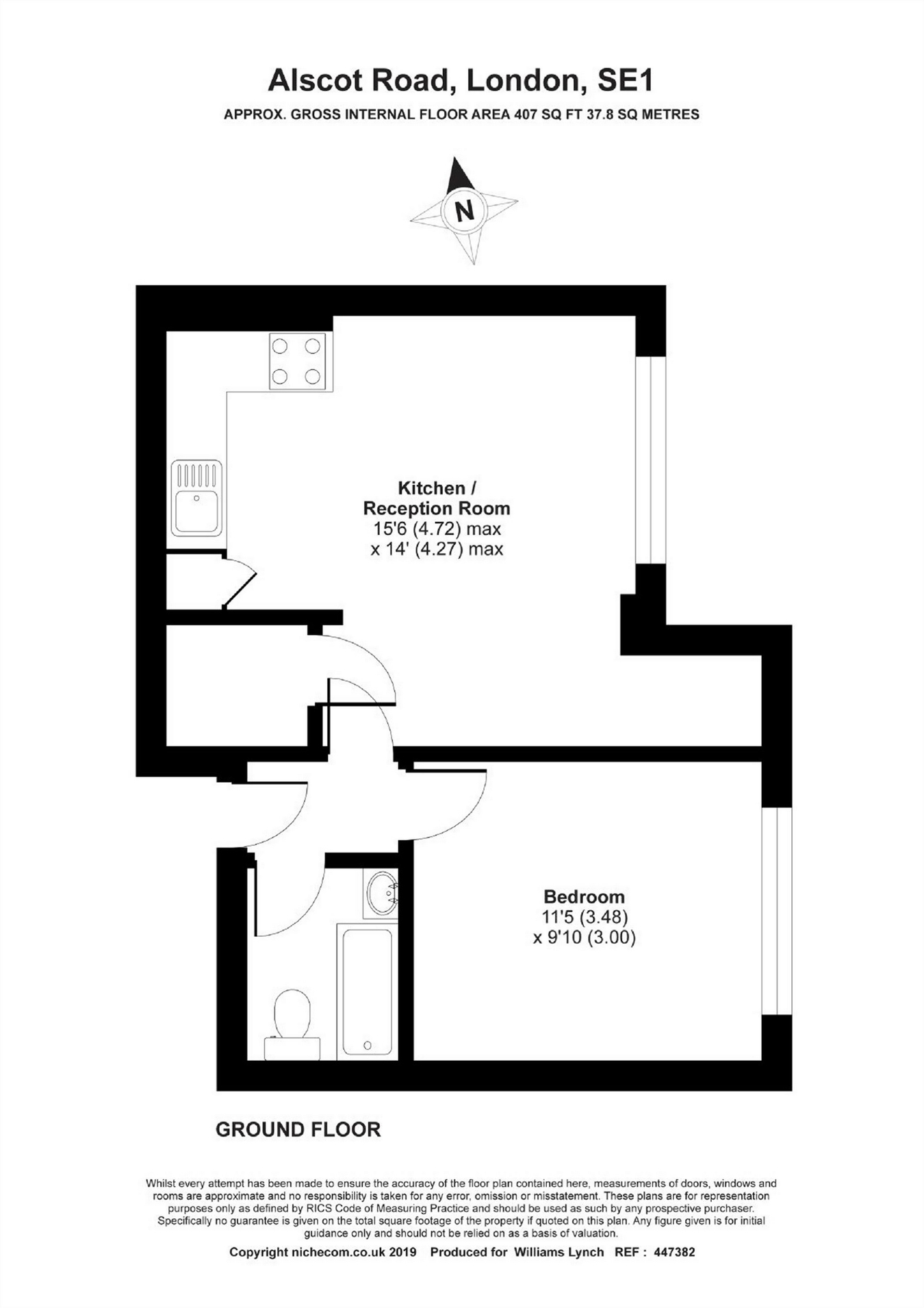 1 Bedrooms Flat for sale in Solarium Court, 105 Alscot Road, Londond SE1