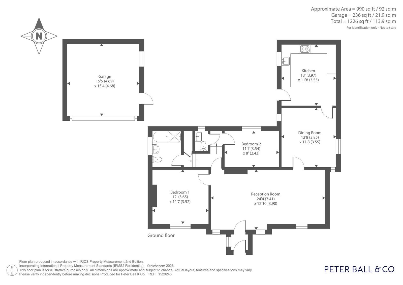 Prince Crescent, Gloucester floorplan