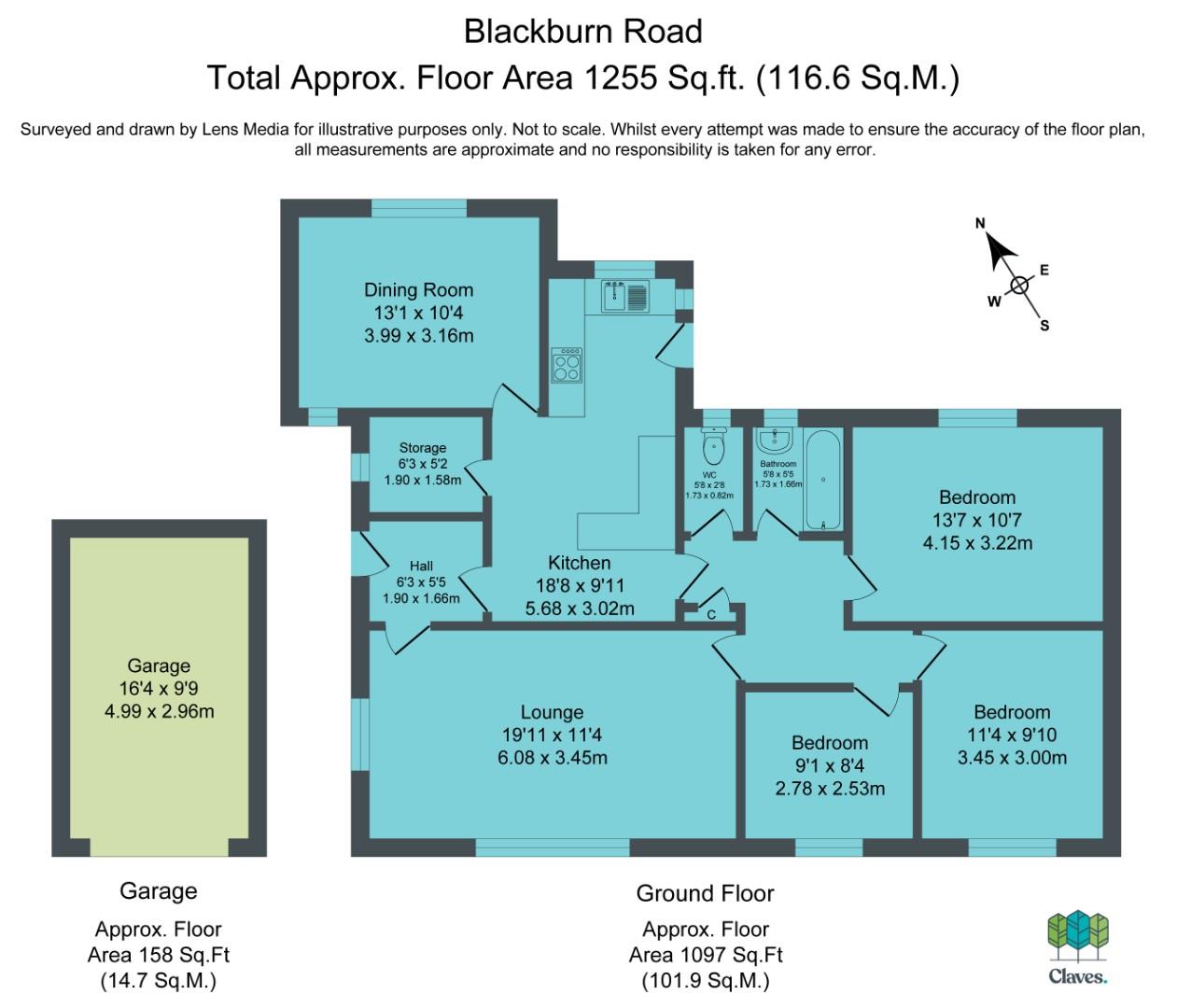 40, Blackburn Road, Bolton floorplan