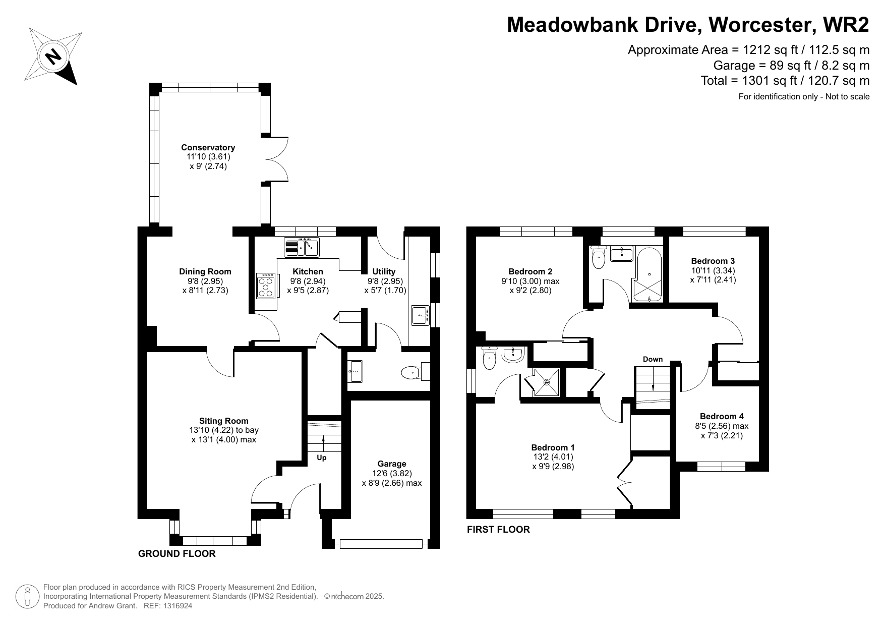 9, Meadowbank Drive, Worcestershire floorplan