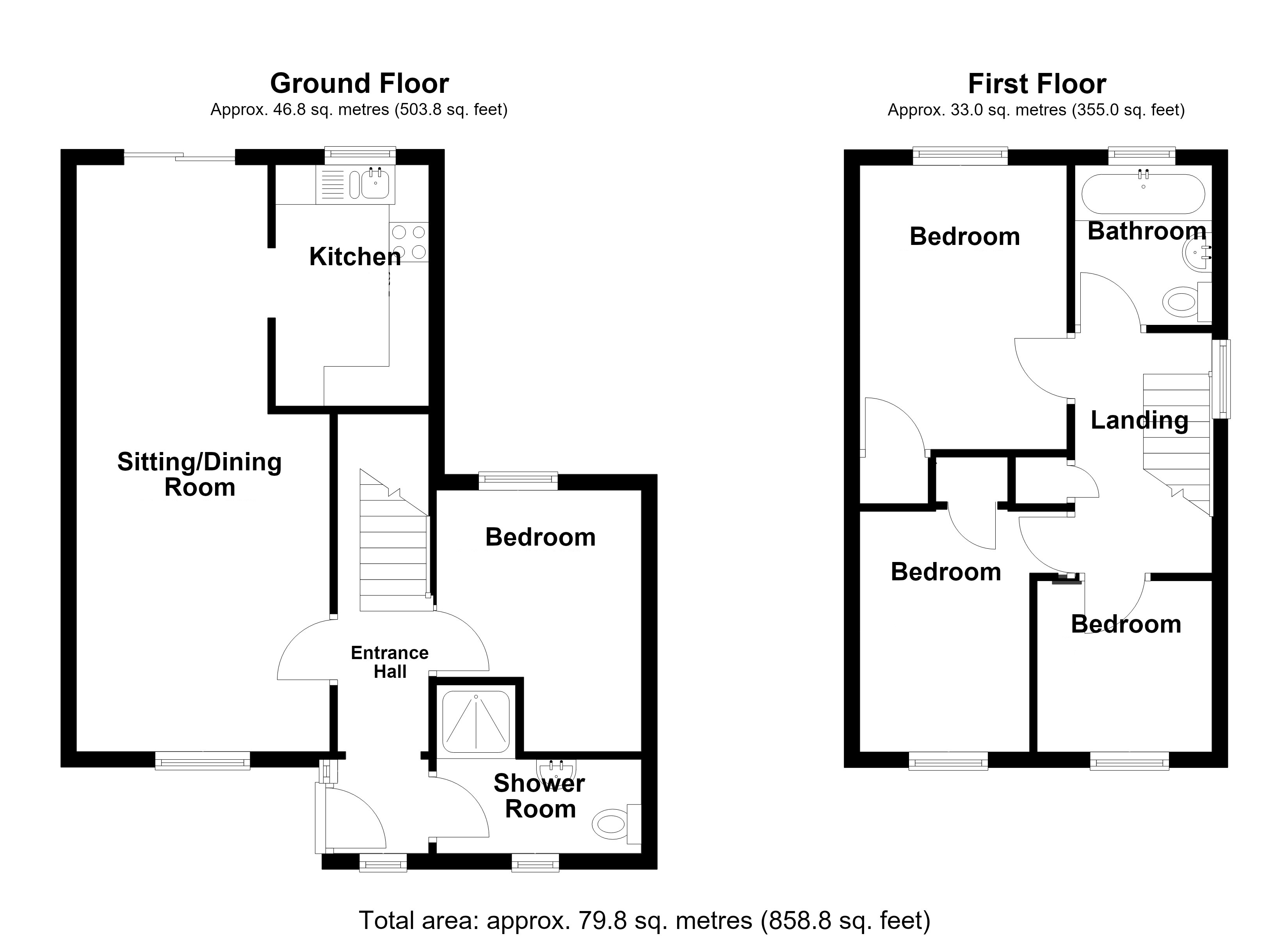 8, Station Road, Claydon, Ipswich, Suffolk, IP6 floorplan