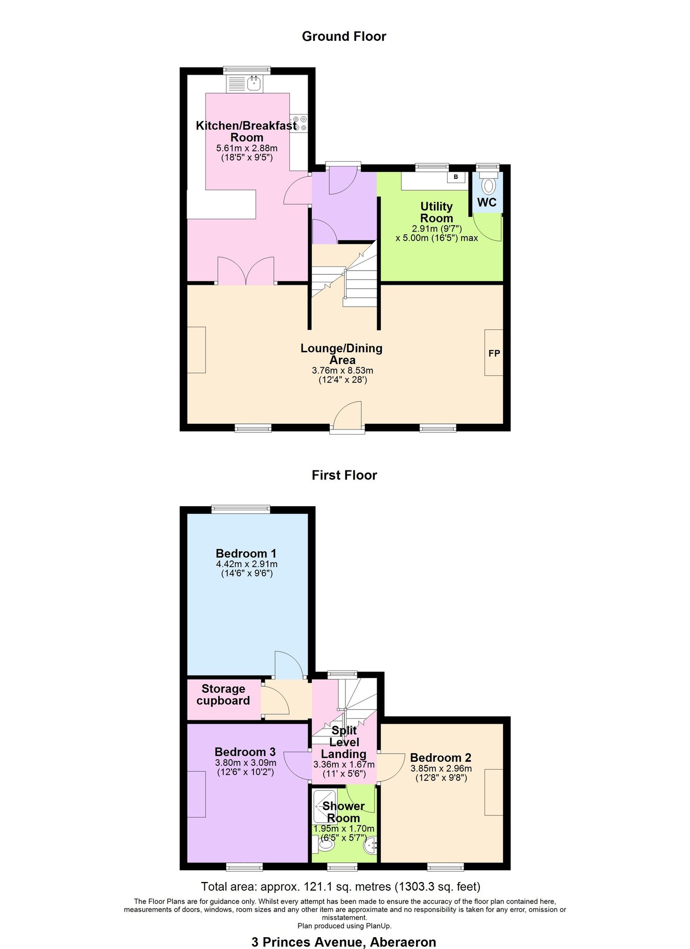 3, Princes Avenue, Aberaeron floorplan