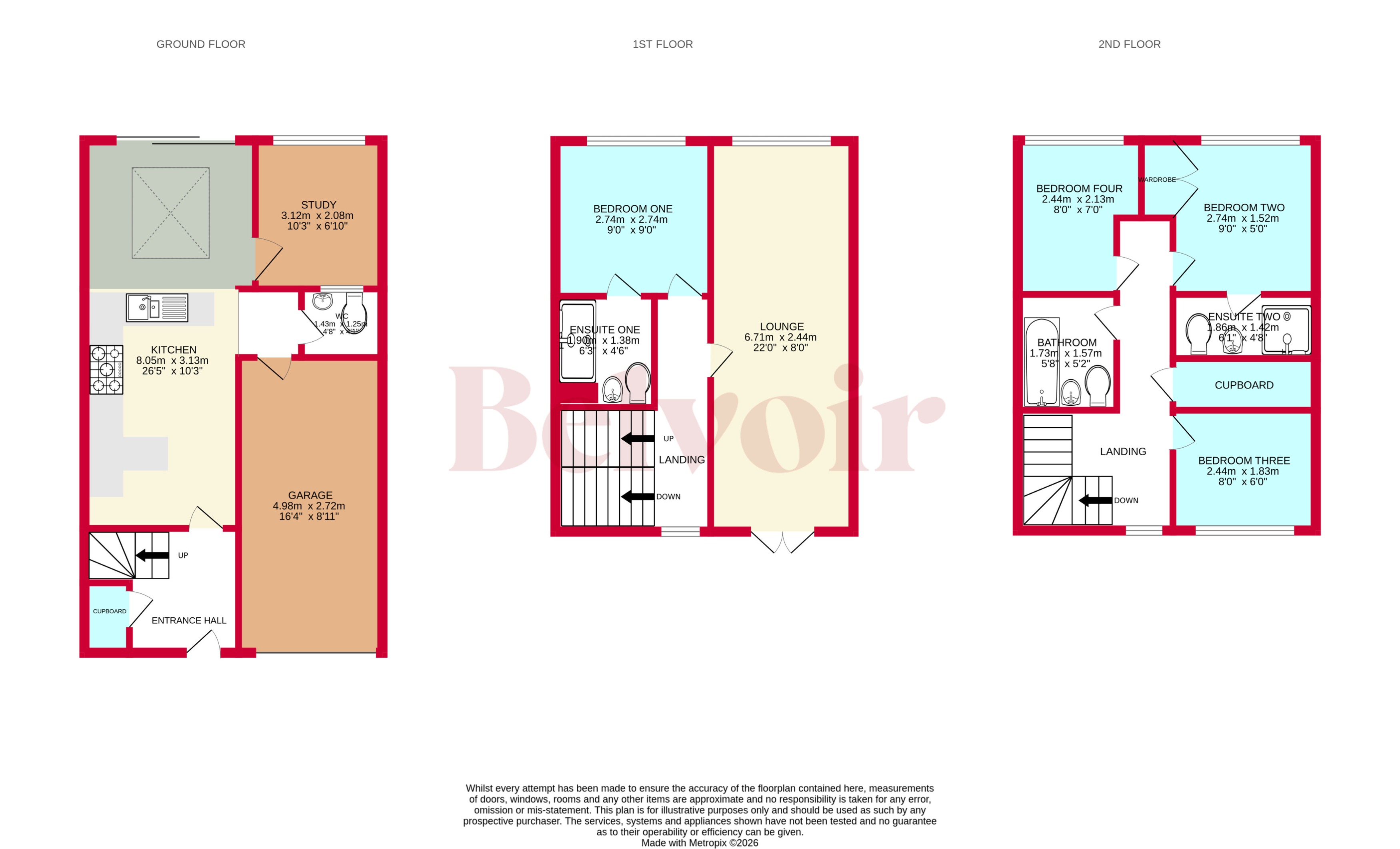 23, Pheasant Way, Cannock floorplan