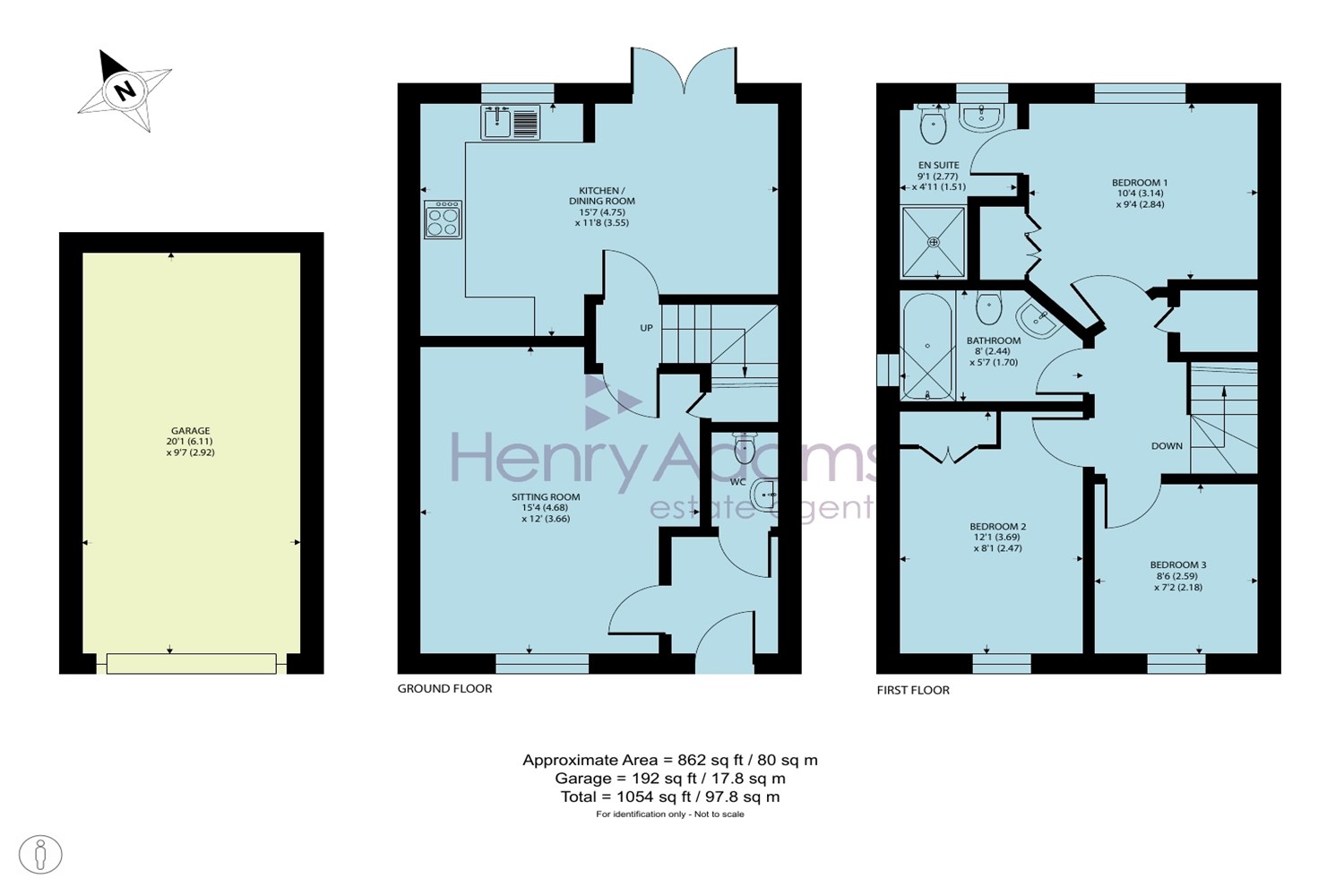 25, Wells Croft, Broadbridge Heath, Horsham floorplan