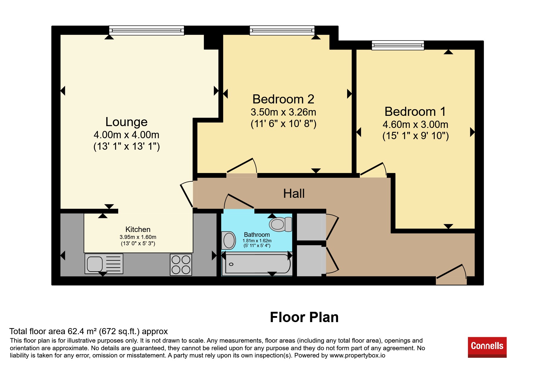 179,, Rubens Court, Cezanne Road, WATFORD floorplan