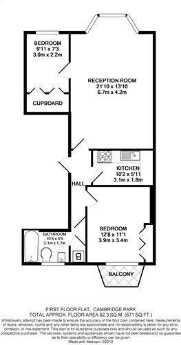 2 Bedrooms Flat to rent in Cambridge Park, Twickenham TW1