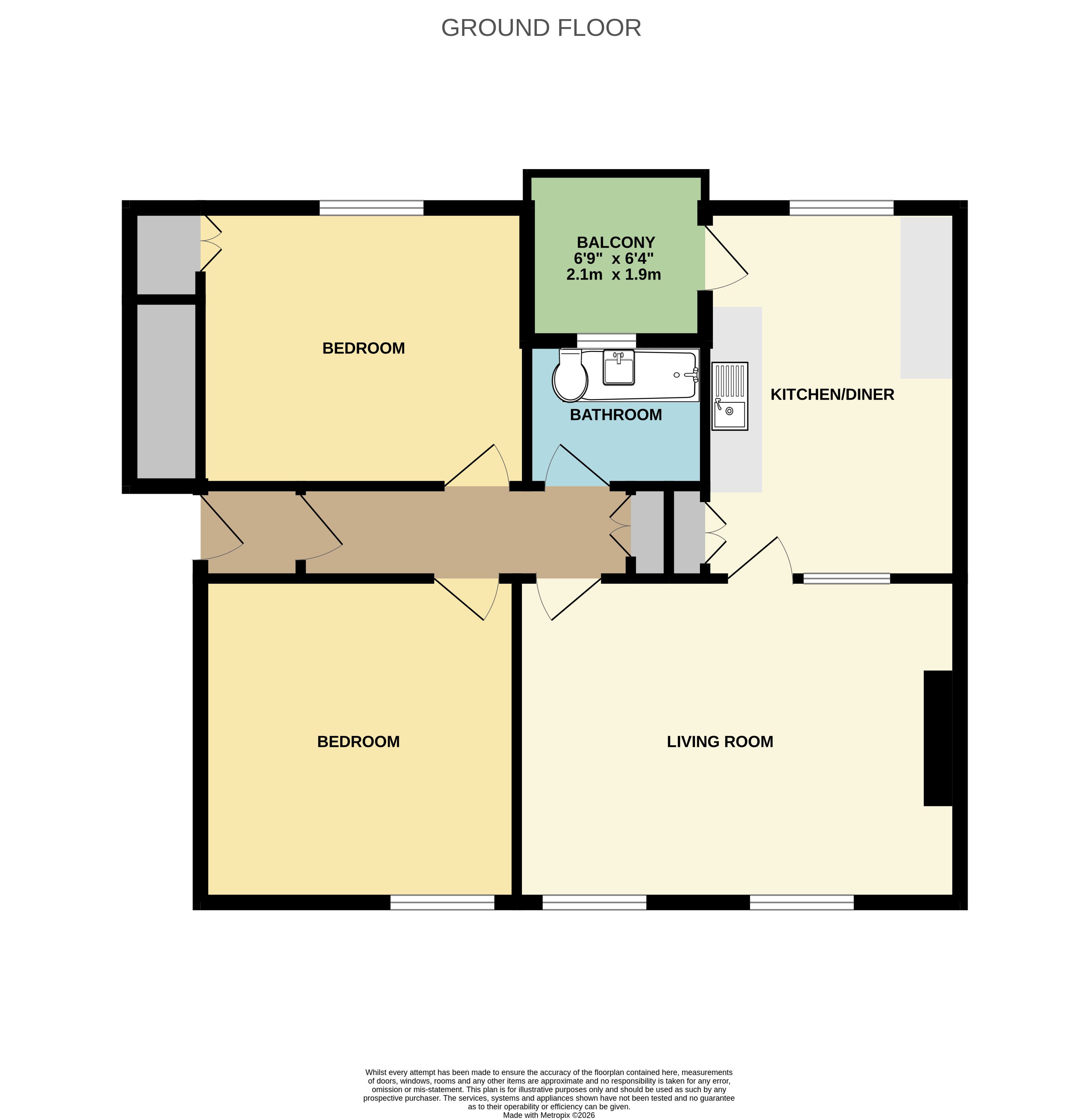 5C, Ballantrae Road, Dundee floorplan