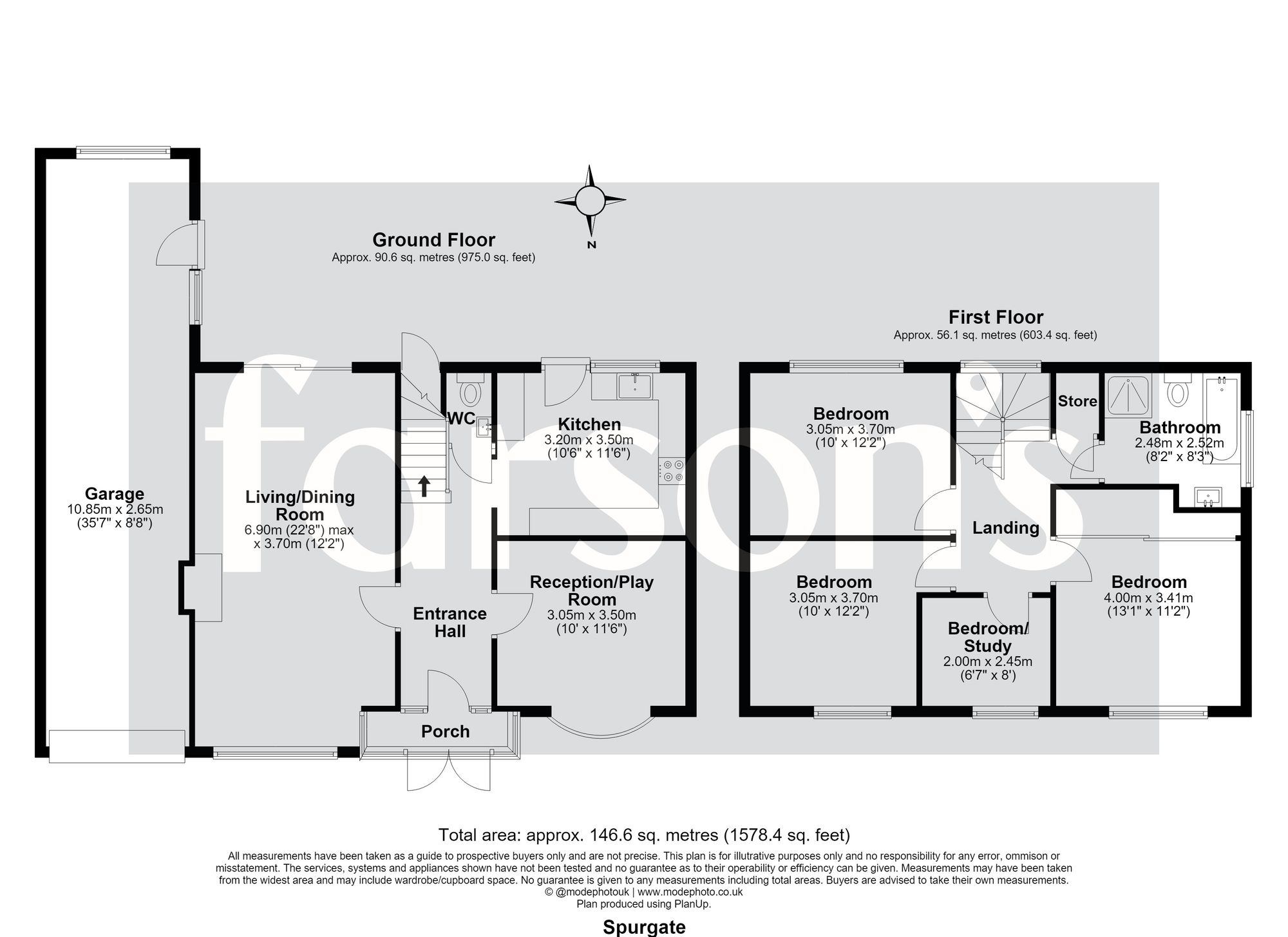 20 Spurgate, Brentwood floorplan