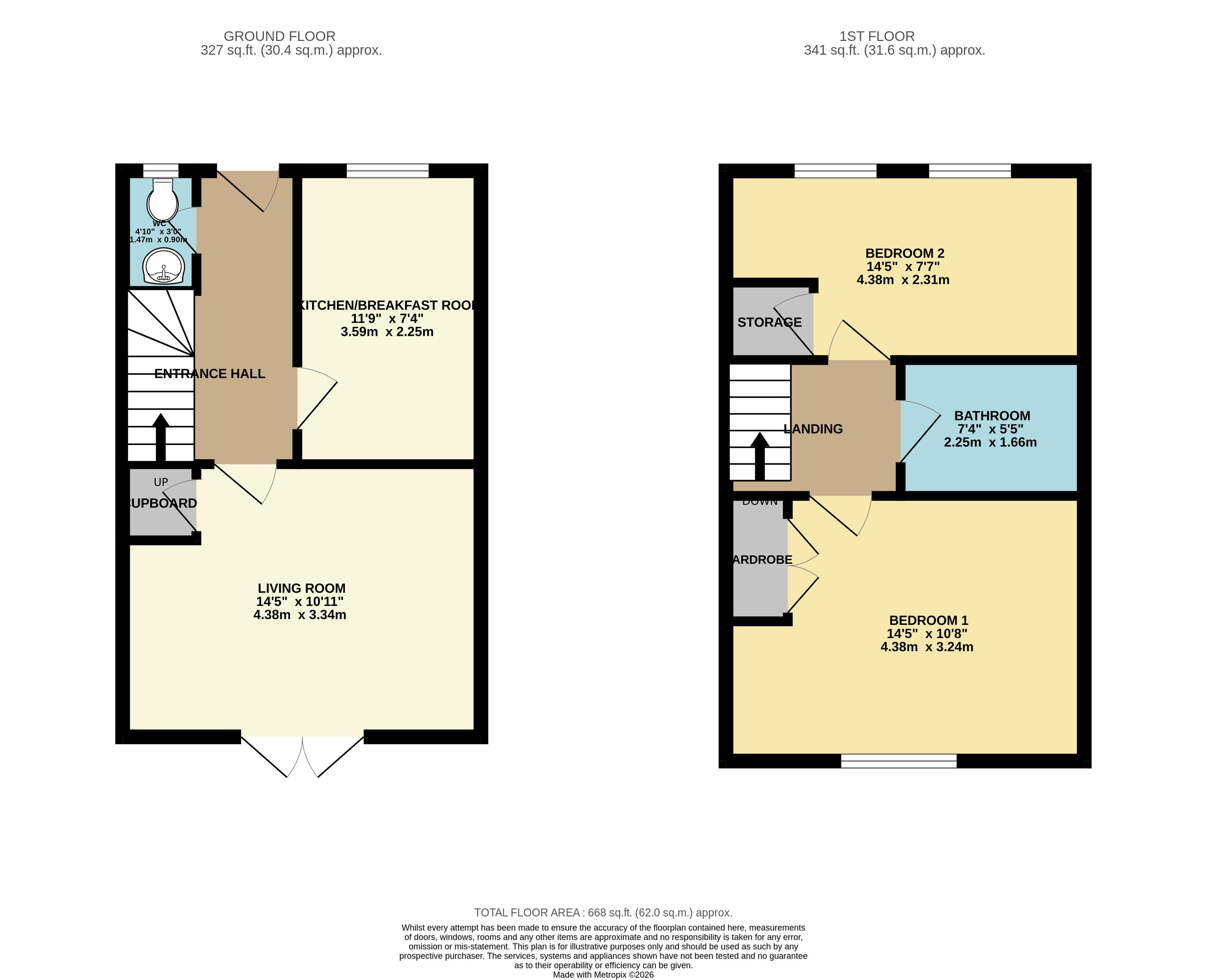 Burnet Drive, Darlington floorplan