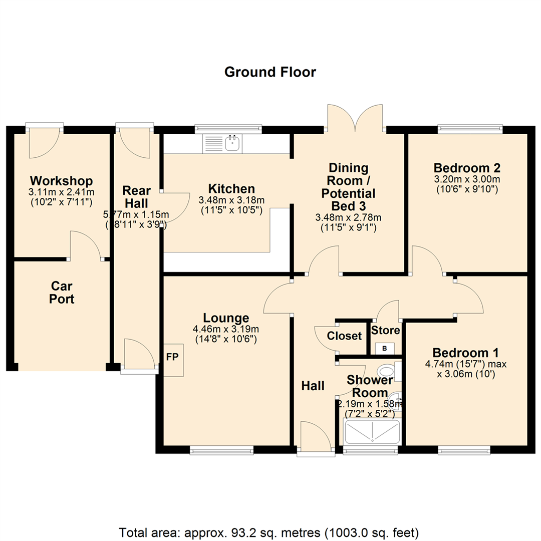 37, Redwood Drive, Rossendale floorplan