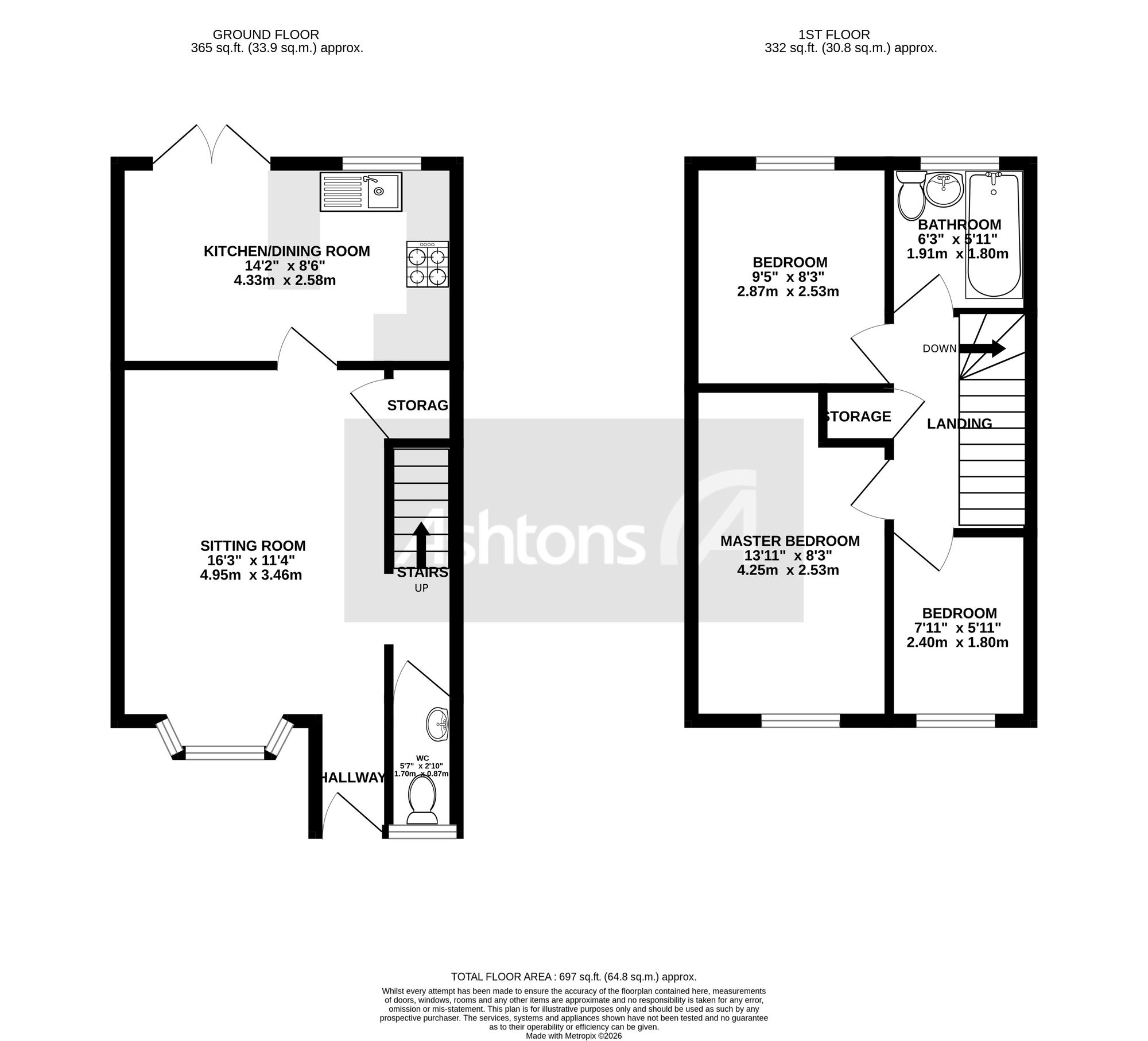 49 Cygnet Gardens, St. Helens floorplan