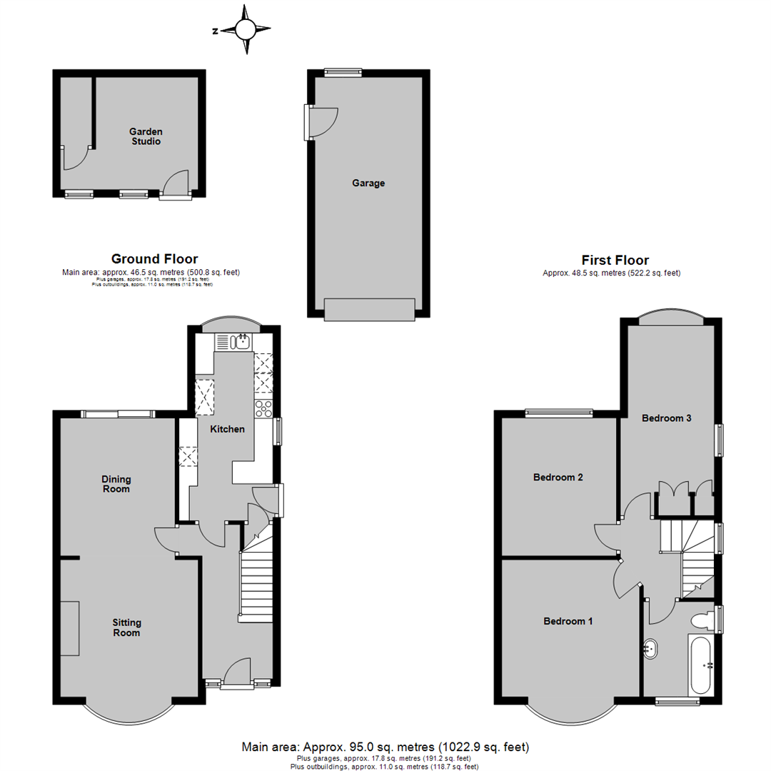 45, Fitzroy Road, Whitstable floorplan