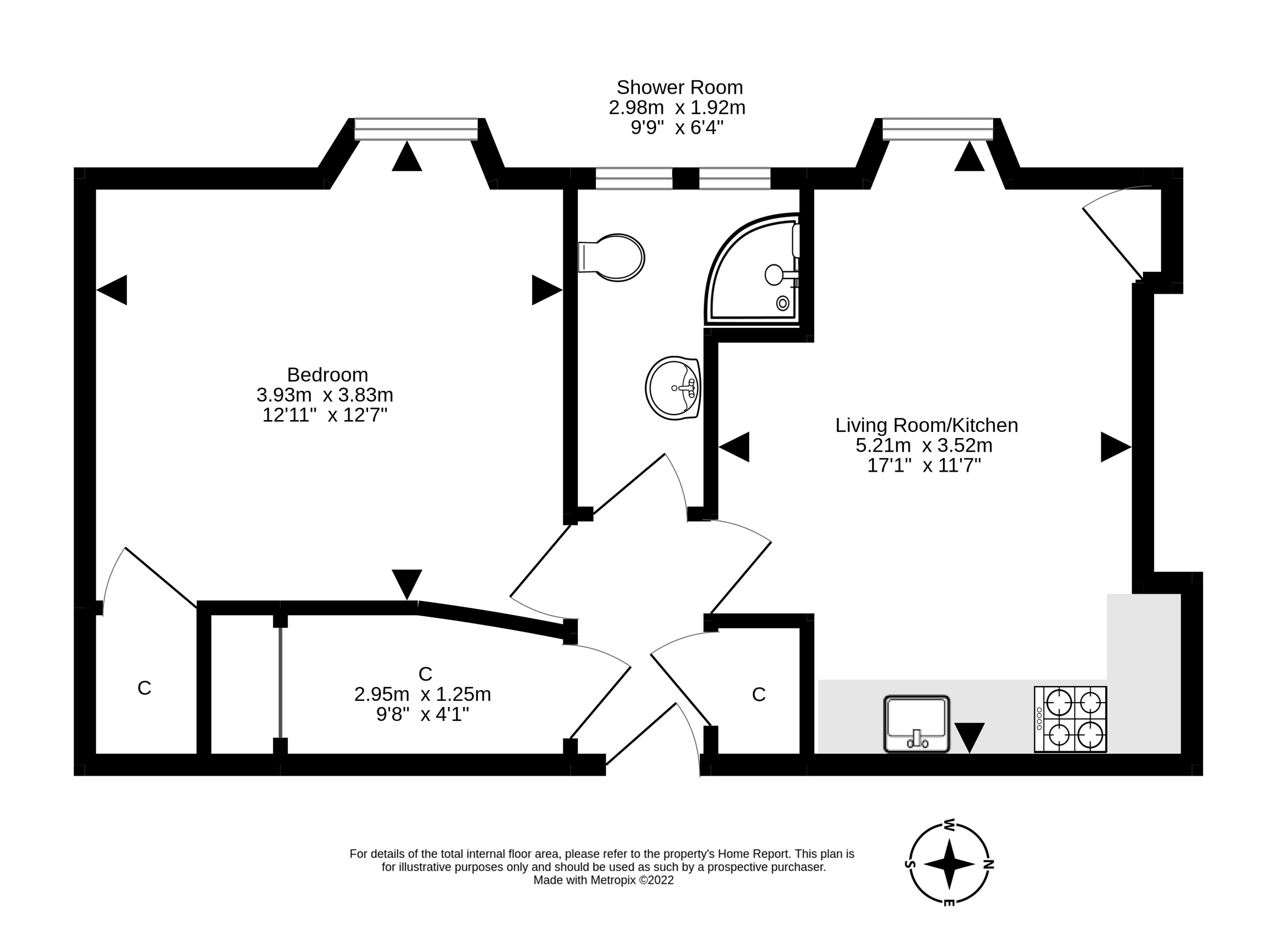 8/8 Elgin Terrace, Hillside, Edinburgh EH7, 1 bedroom flat for sale