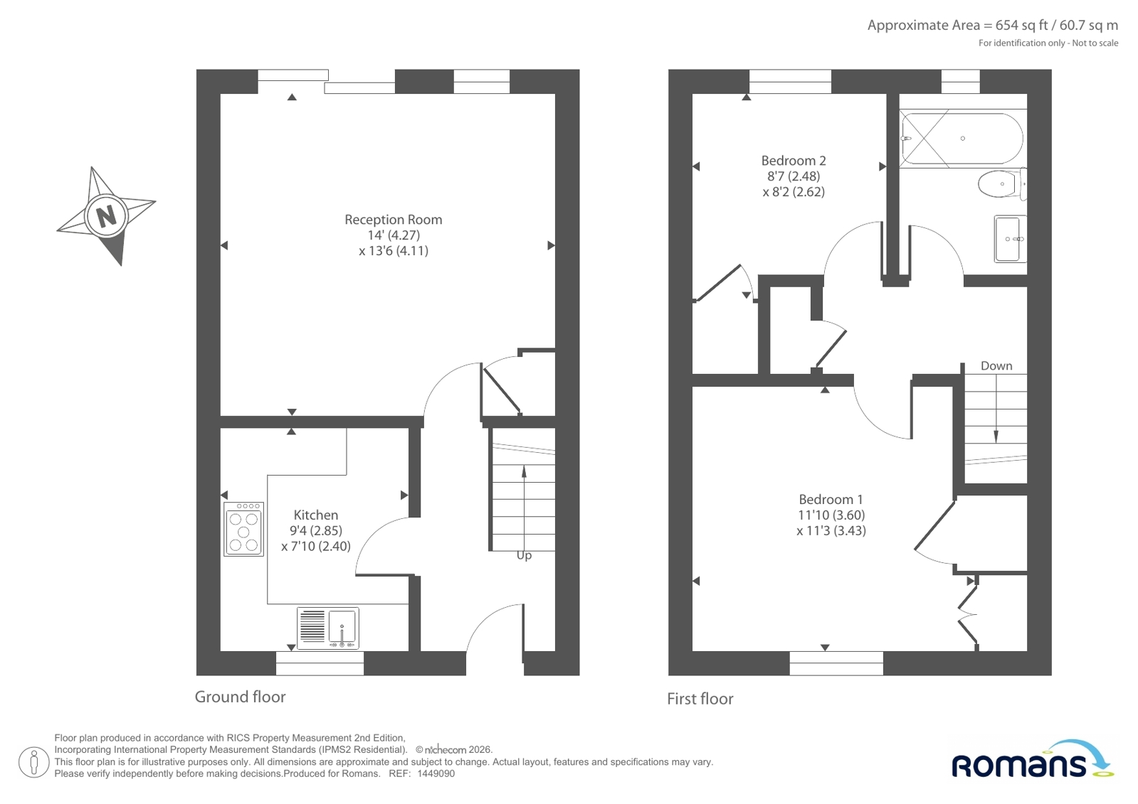 28, Stockham Close, Swindon floorplan