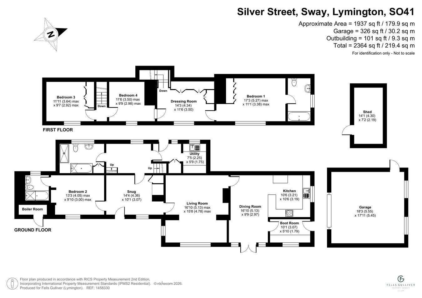 Orchard Cottage, Silver Street, Lymington floorplan