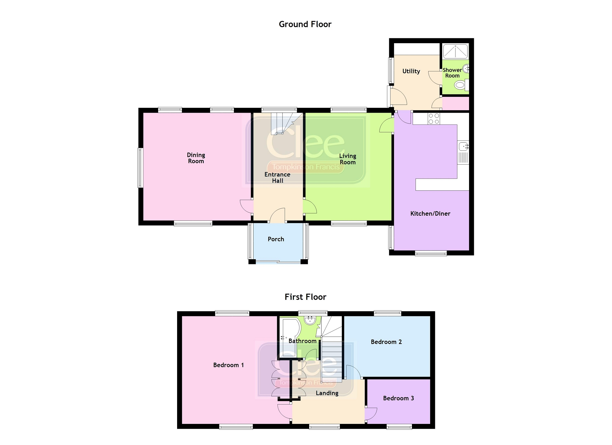 Crud, Y Gwynt, Llangadog floorplan
