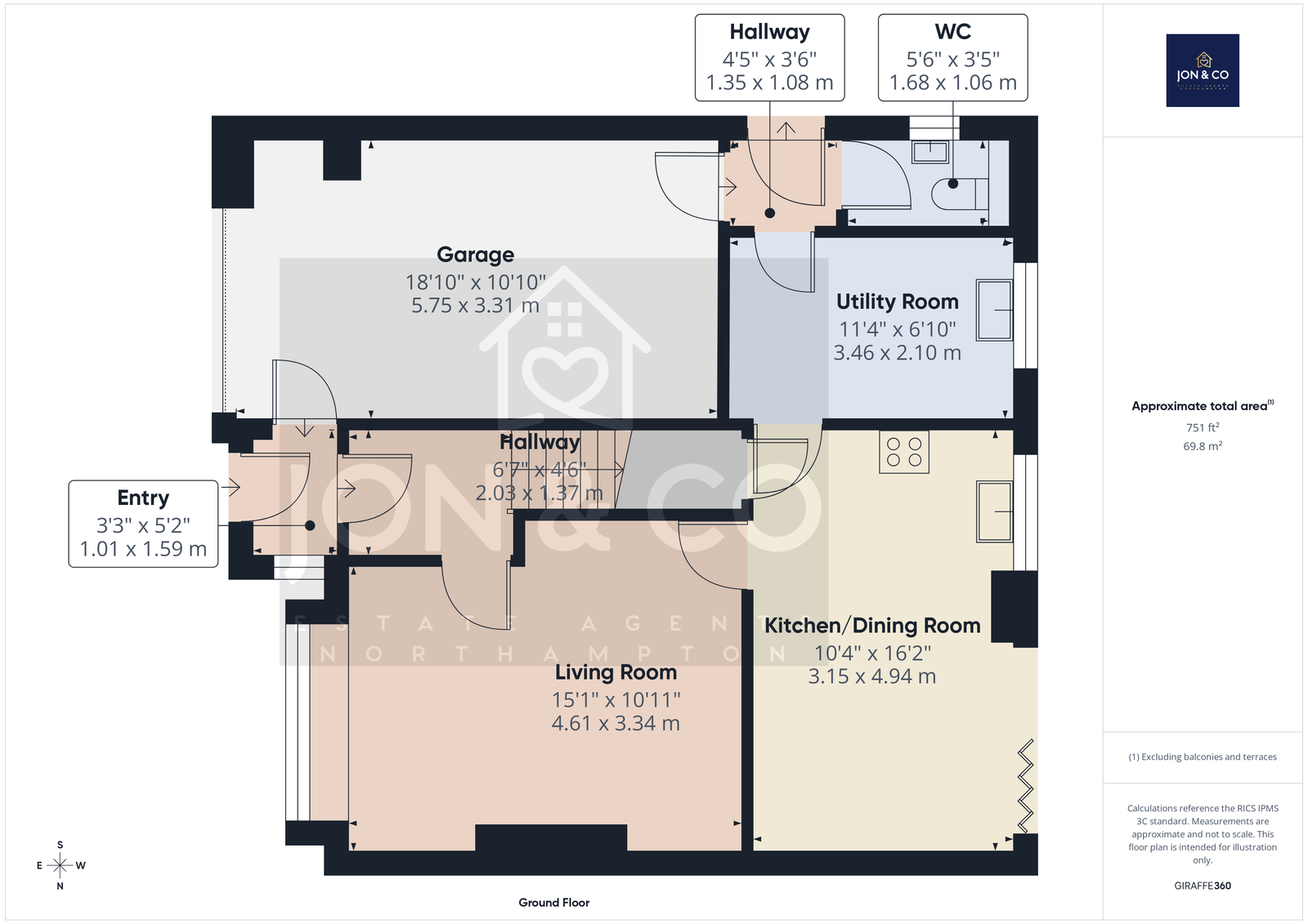 619, Obelisk Rise, Northampton floorplan