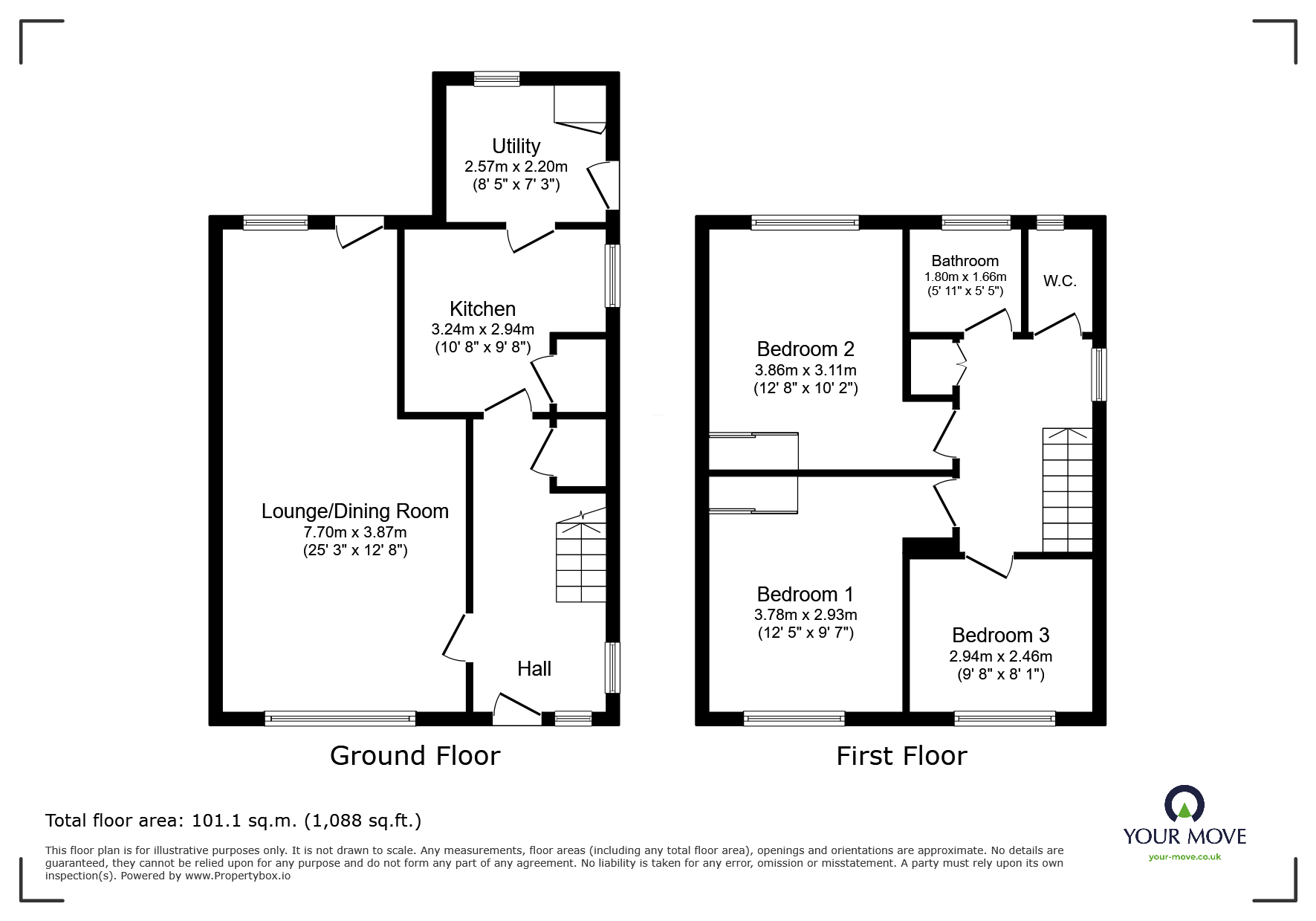27, Lunbreck Road, Doncaster floorplan