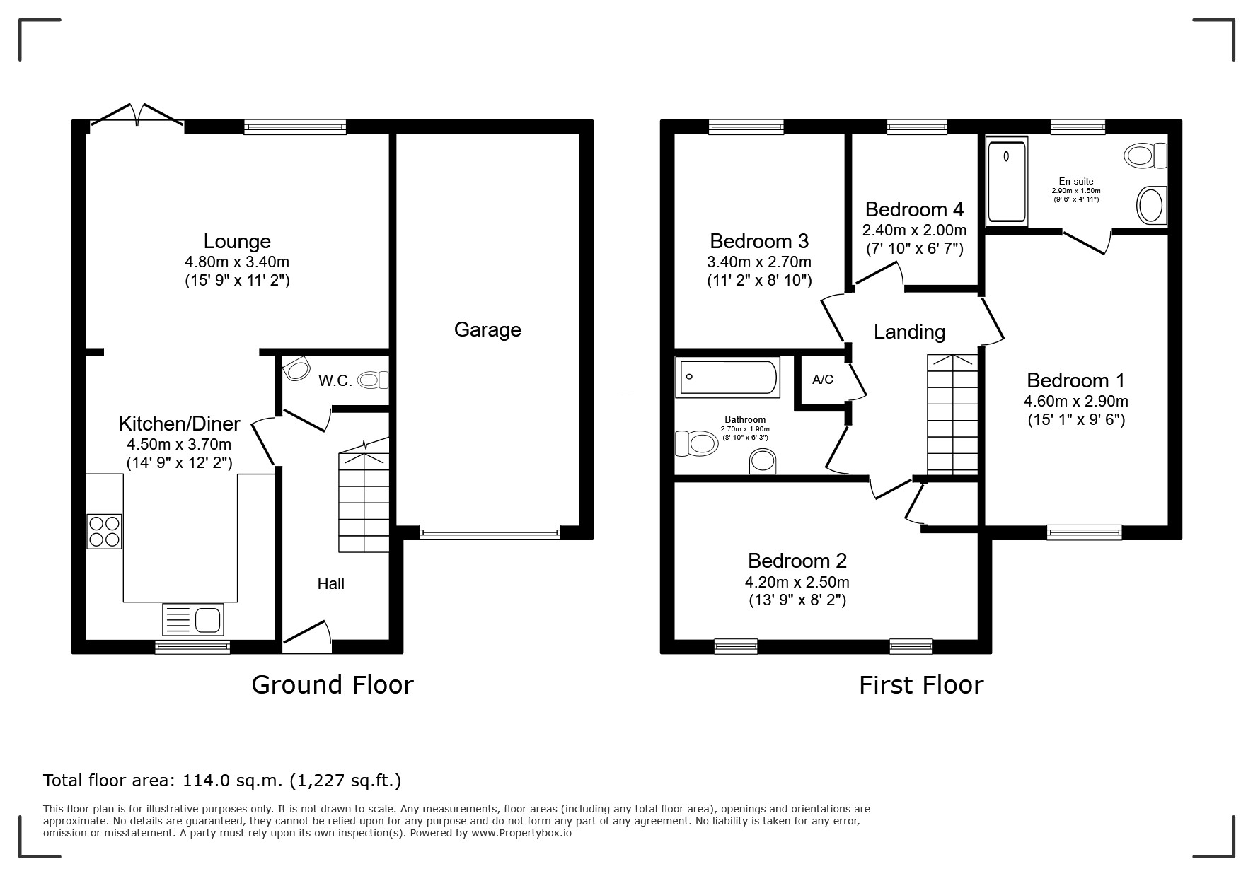 33, Scarlett's Road, Aldershot floorplan