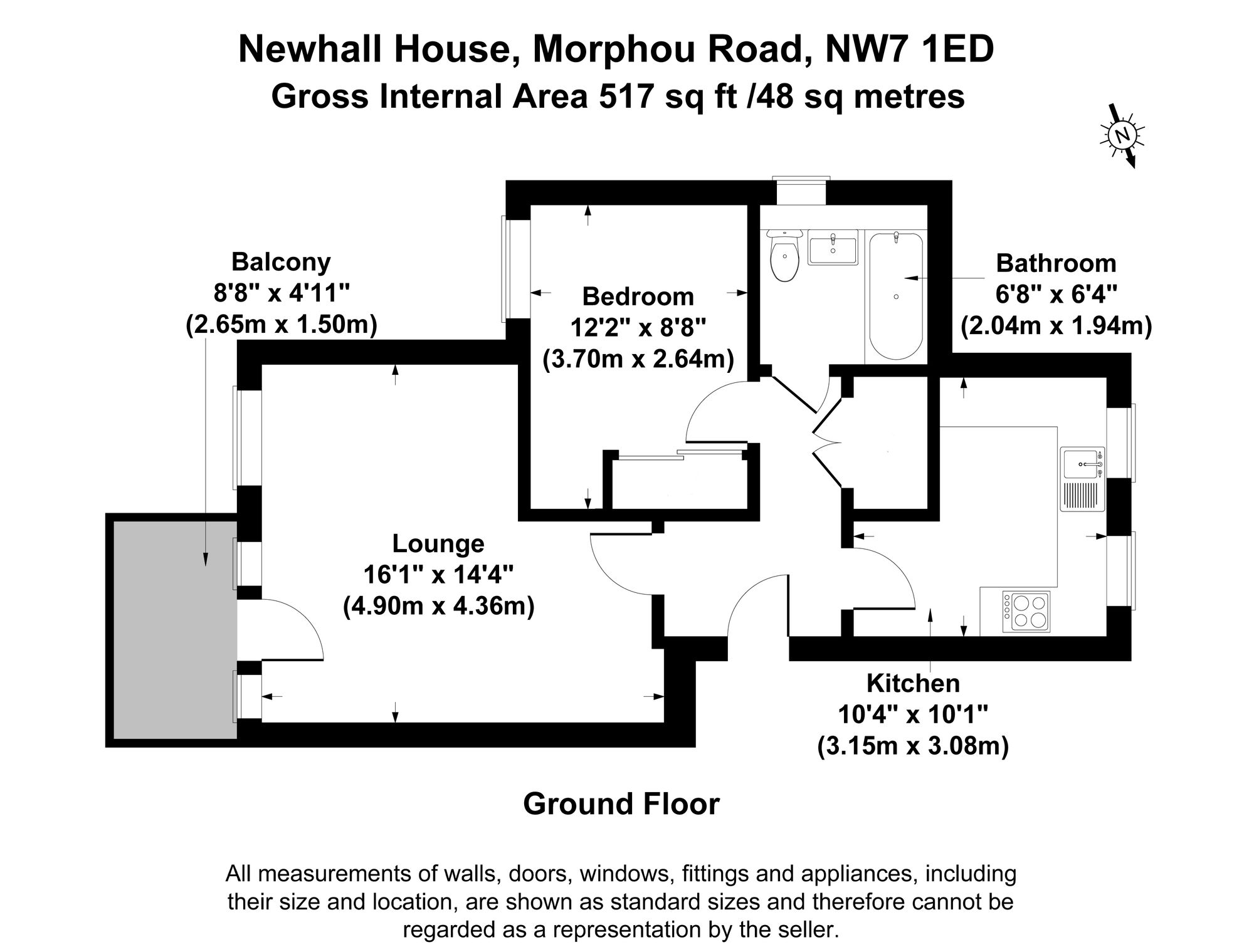 Flat 2, Newhall House, London floorplan