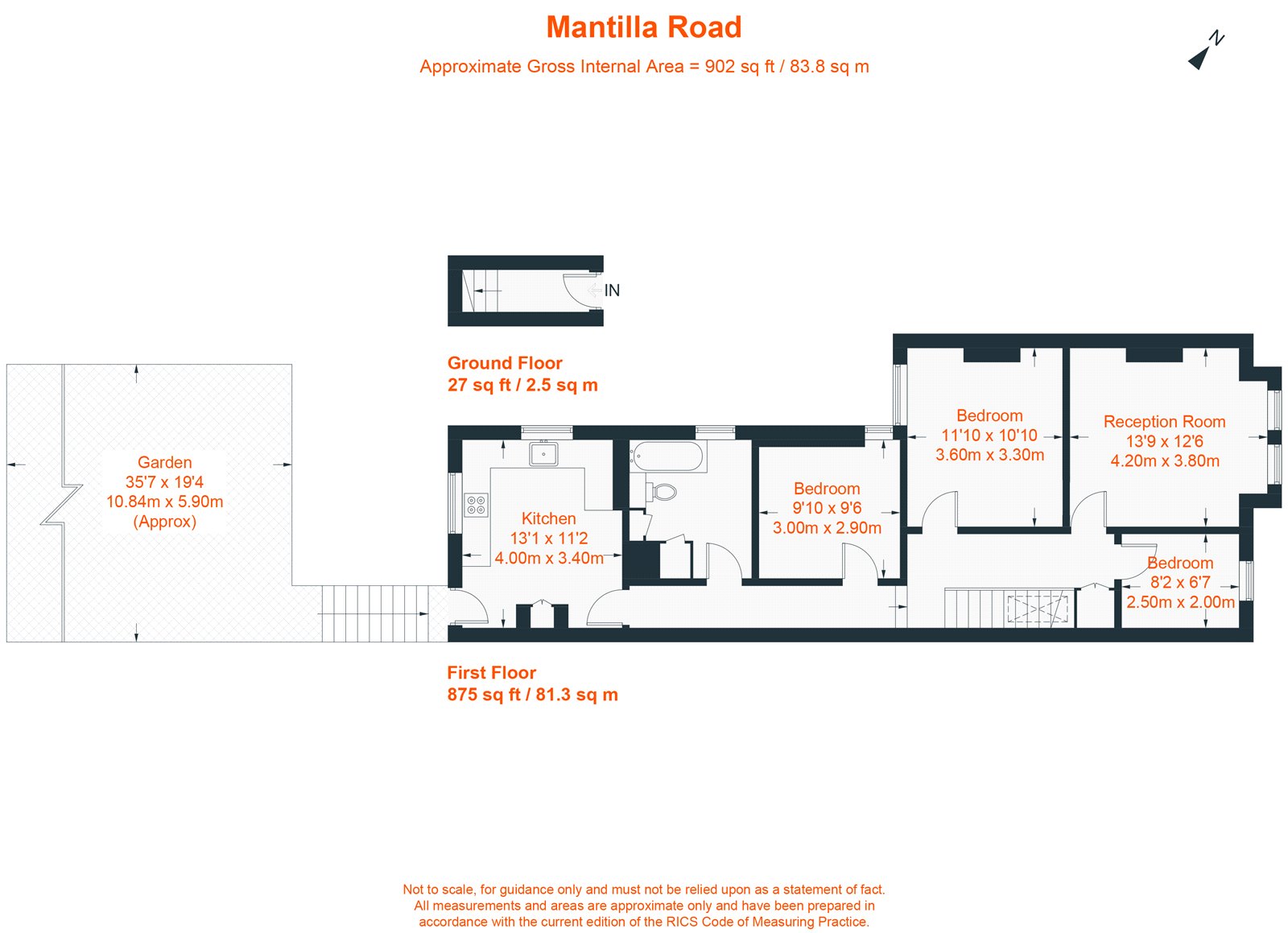 18, Mantilla Road, London floorplan