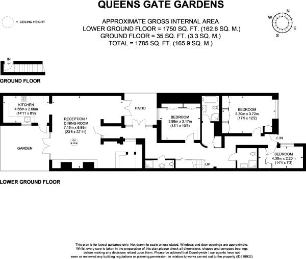 3 Bedrooms Flat to rent in Queen`S Gate Gardens, London SW7
