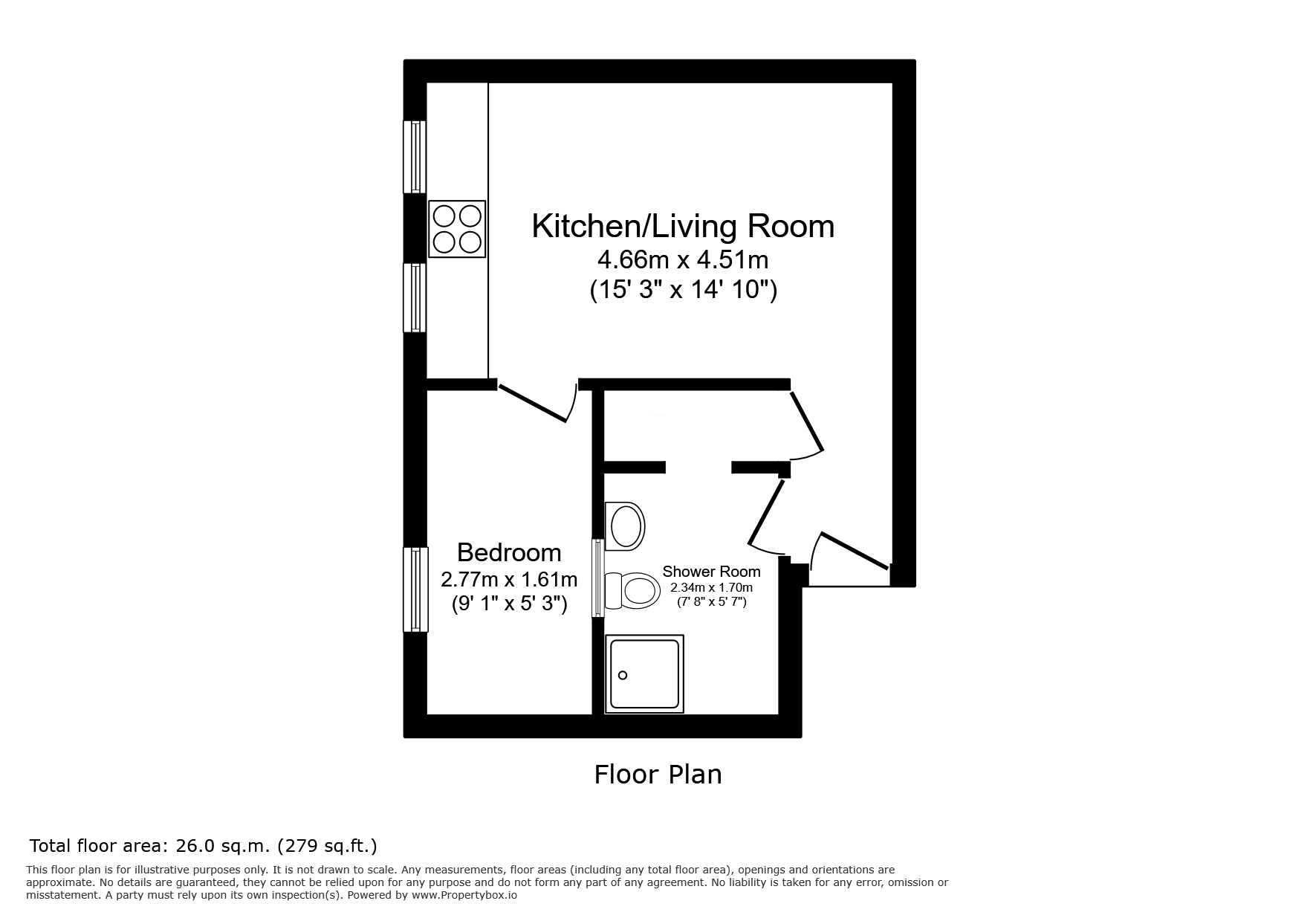 5, Cotswold Court, Nottingham floorplan