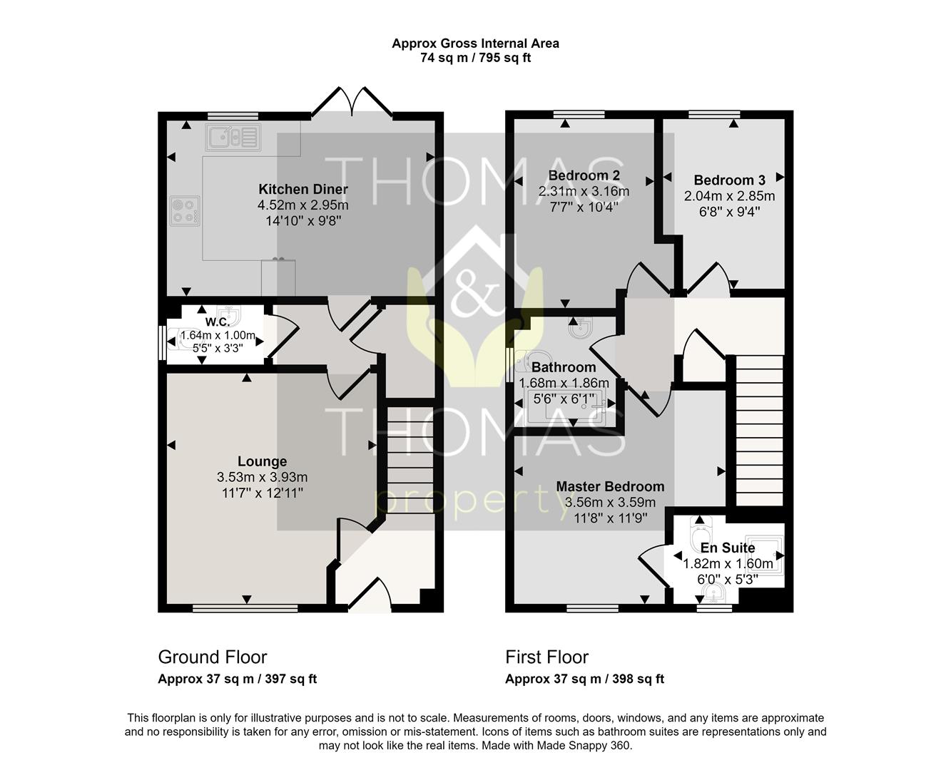 7, Burnet Close, Gloucester floorplan