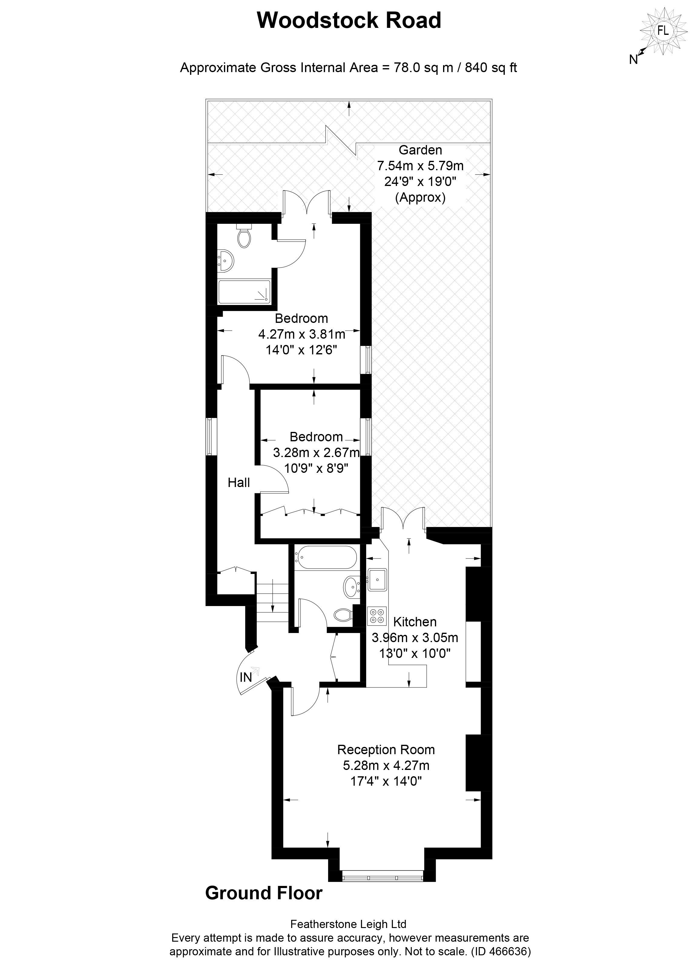 2 Bedrooms Flat to rent in Woodstock Road, Chiswick W4