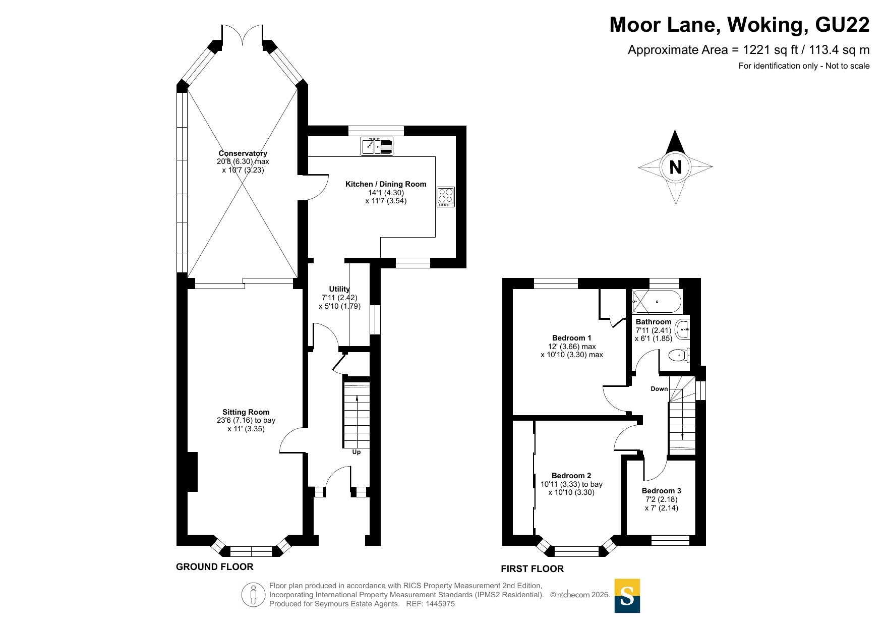 2, Moor Lane, Surrey floorplan