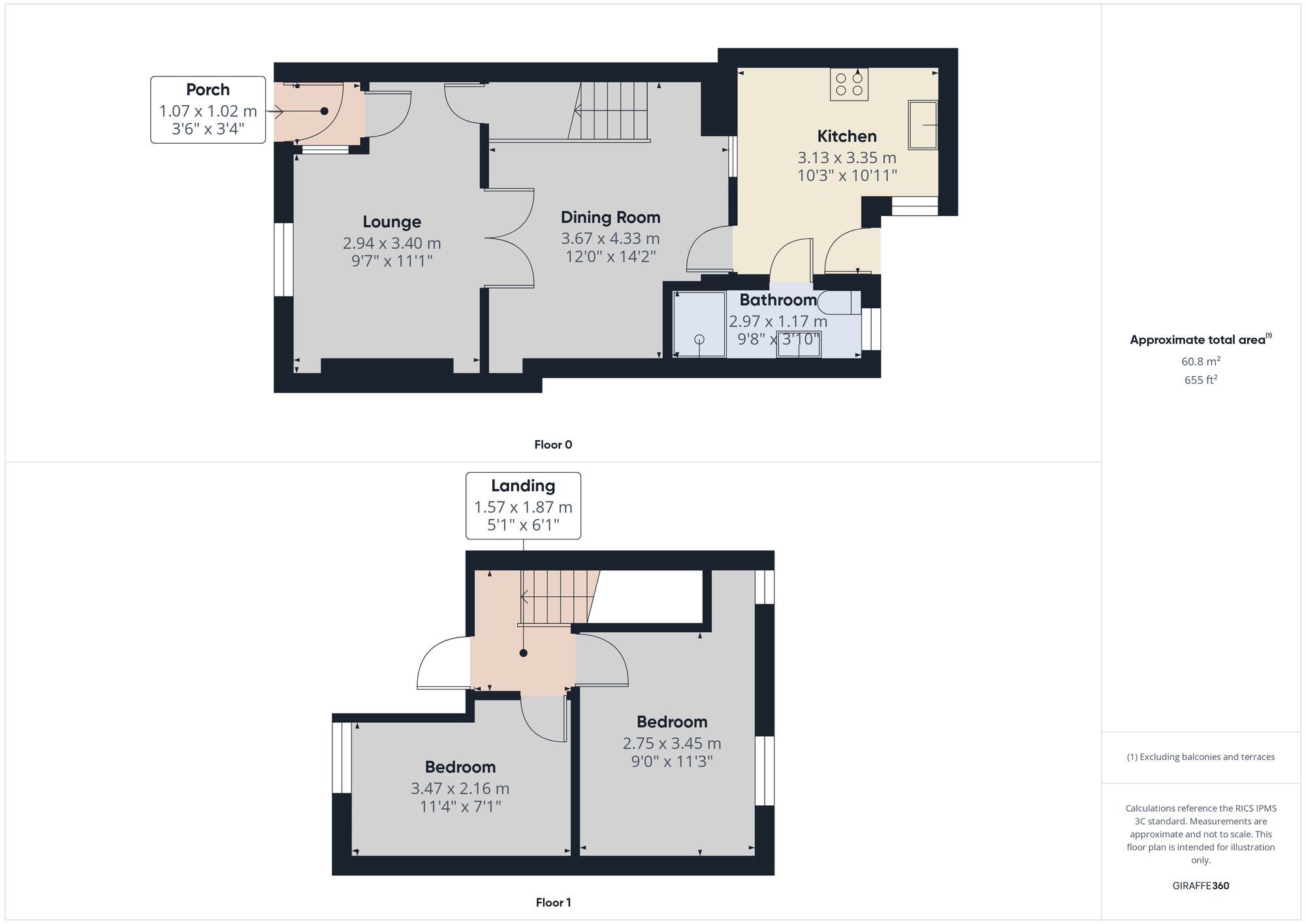 72 Excelsior Street, Ebbw Vale floorplan