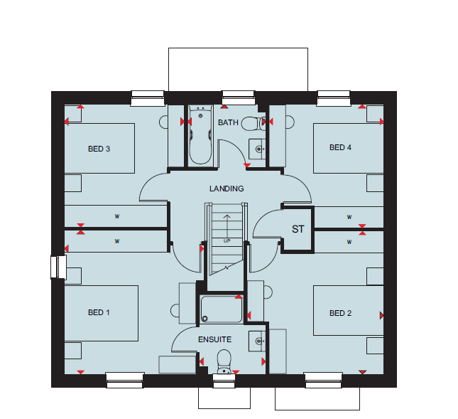 H8704227, Tansy Road, Priors Hall Park, Corby floorplan