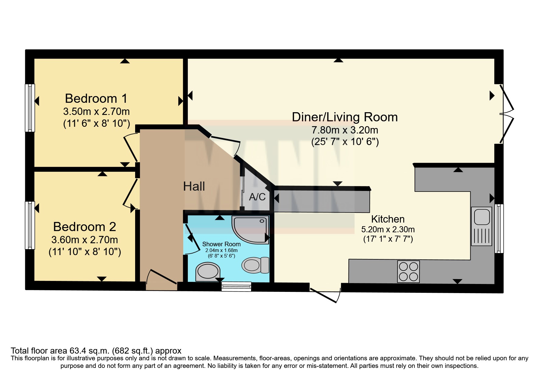 Water Lane, Totton, Southampton SO40, 2 bedroom bungalow for sale