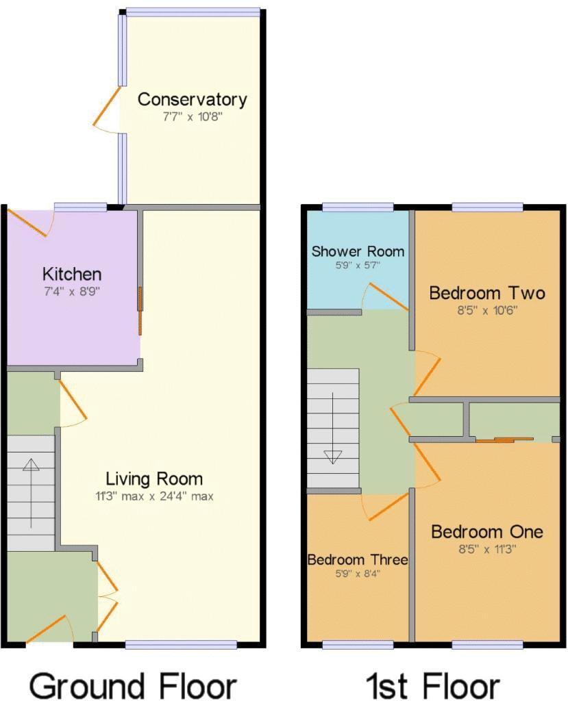 57, Canterbury Close, Weston-Super-Mare floorplan