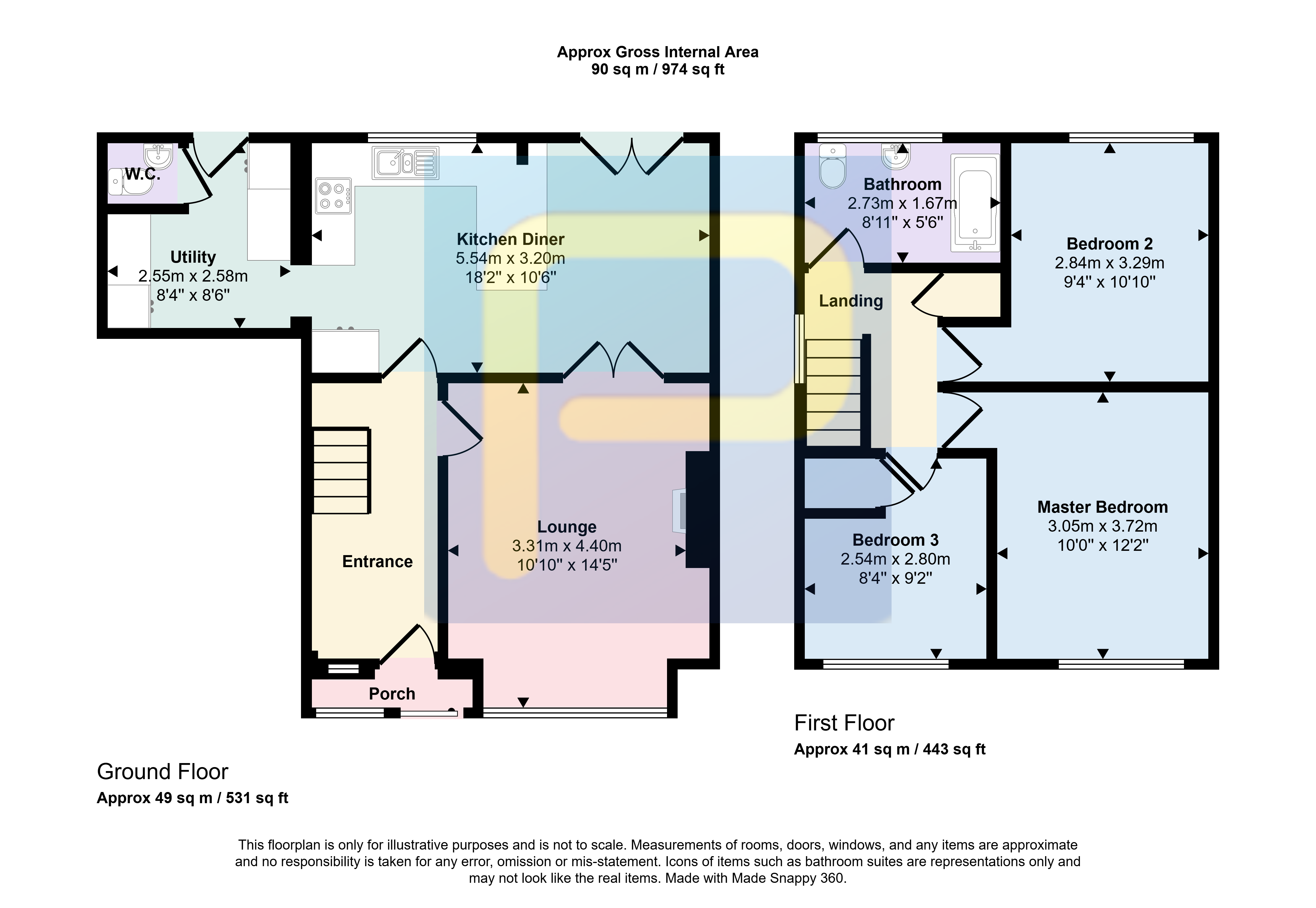 70, Park Lea, Sunderland floorplan