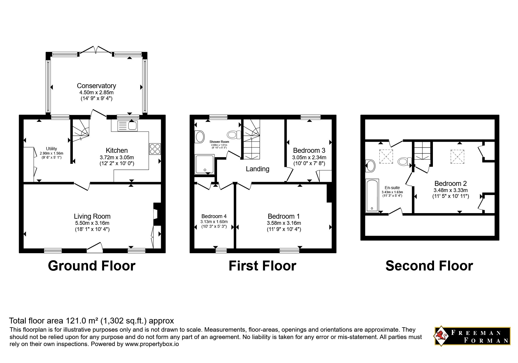 High Ridge,, Three Leg Cross, Wadhurst floorplan