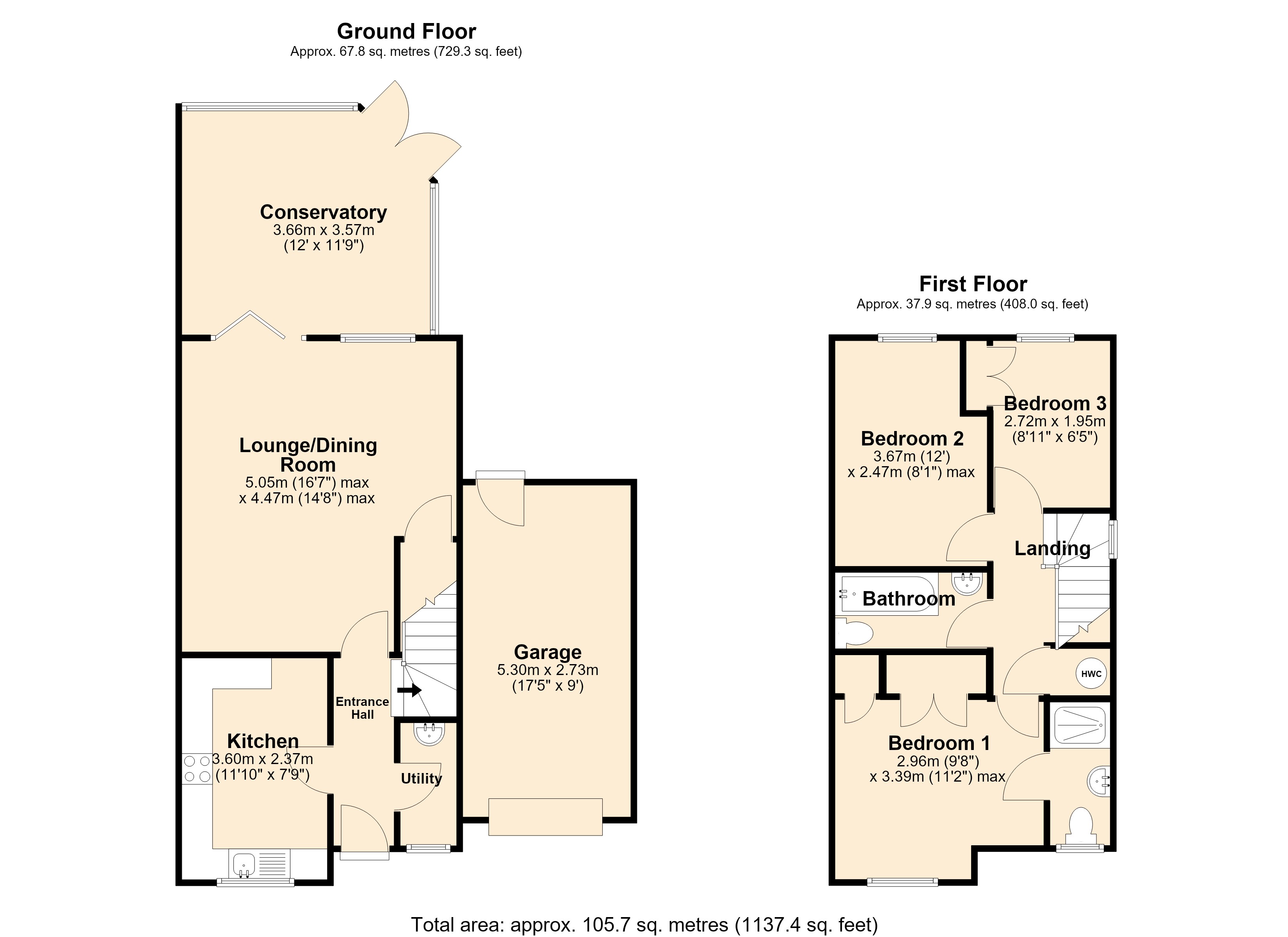 163, Cornbrash Rise, Trowbridge floorplan