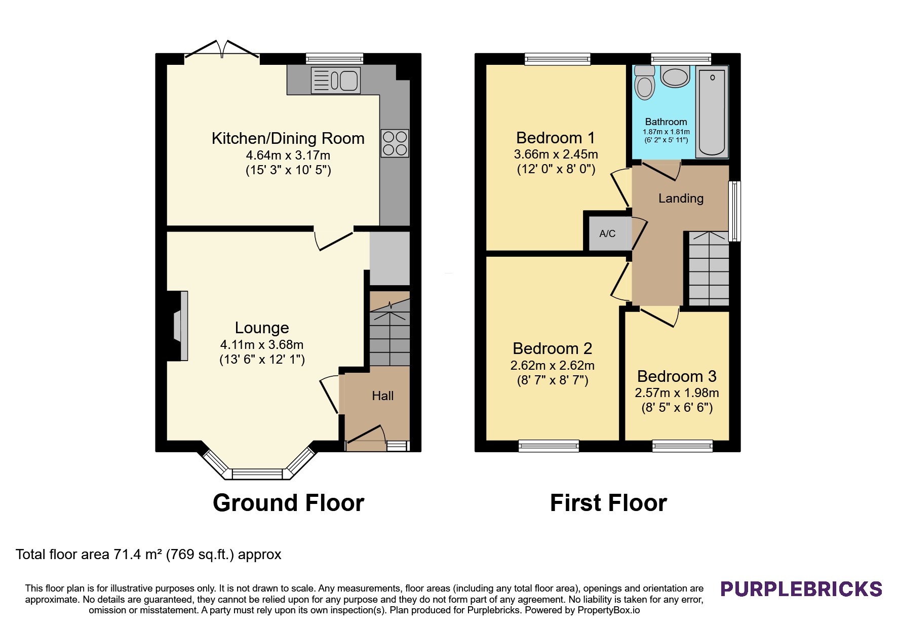 33, Roydfield Drive, Sheffield floorplan