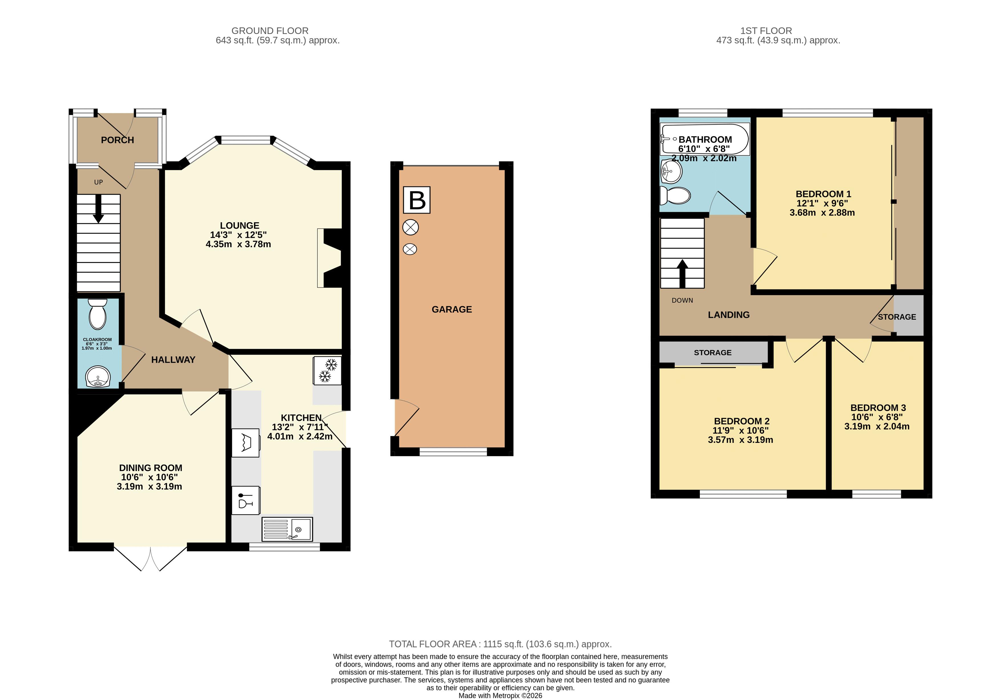 49, Park Way, Maidstone floorplan