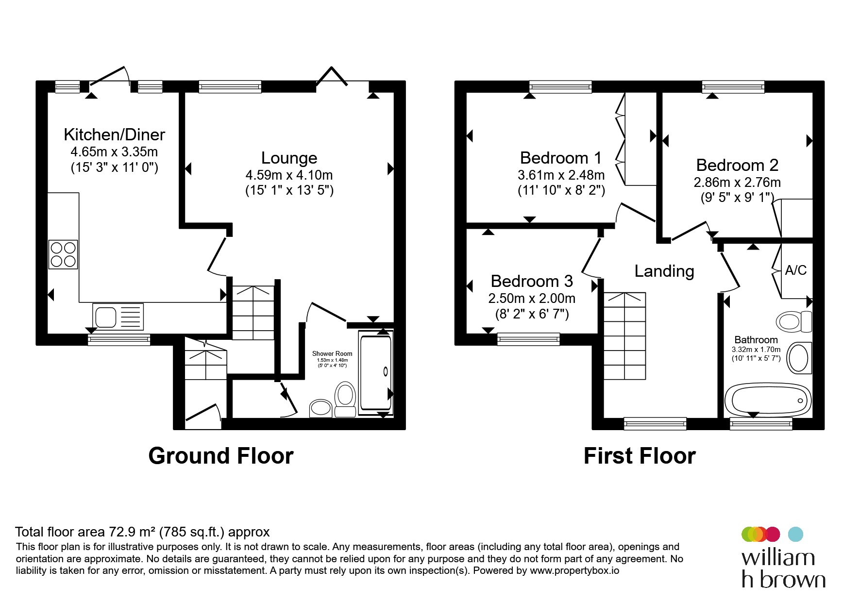 6, Cliff Hill Court, HOLMFIRTH floorplan