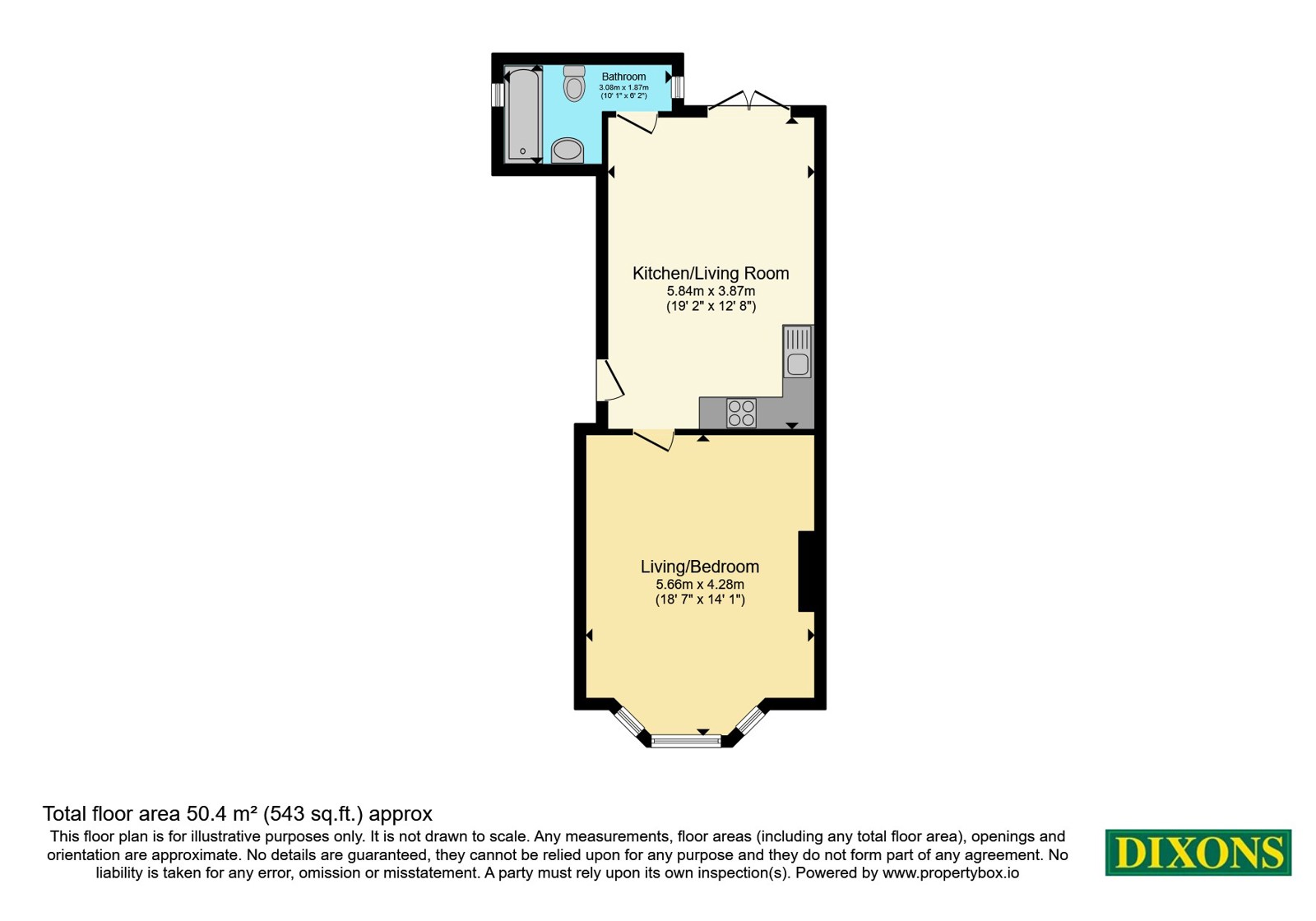 Flat 1, 60, Greenhill Road, West Midlands floorplan