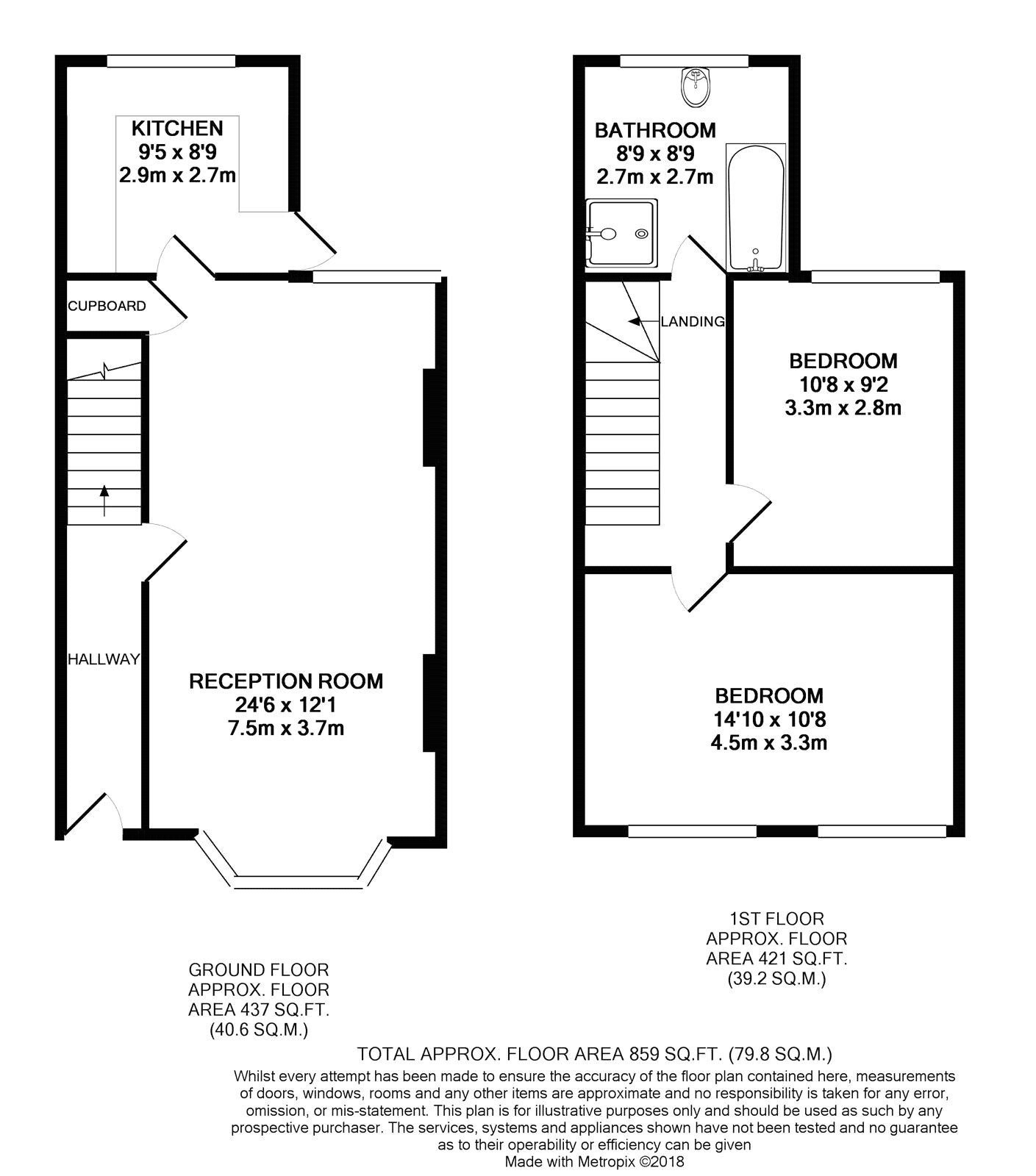 103, Crowther Road, London floorplan